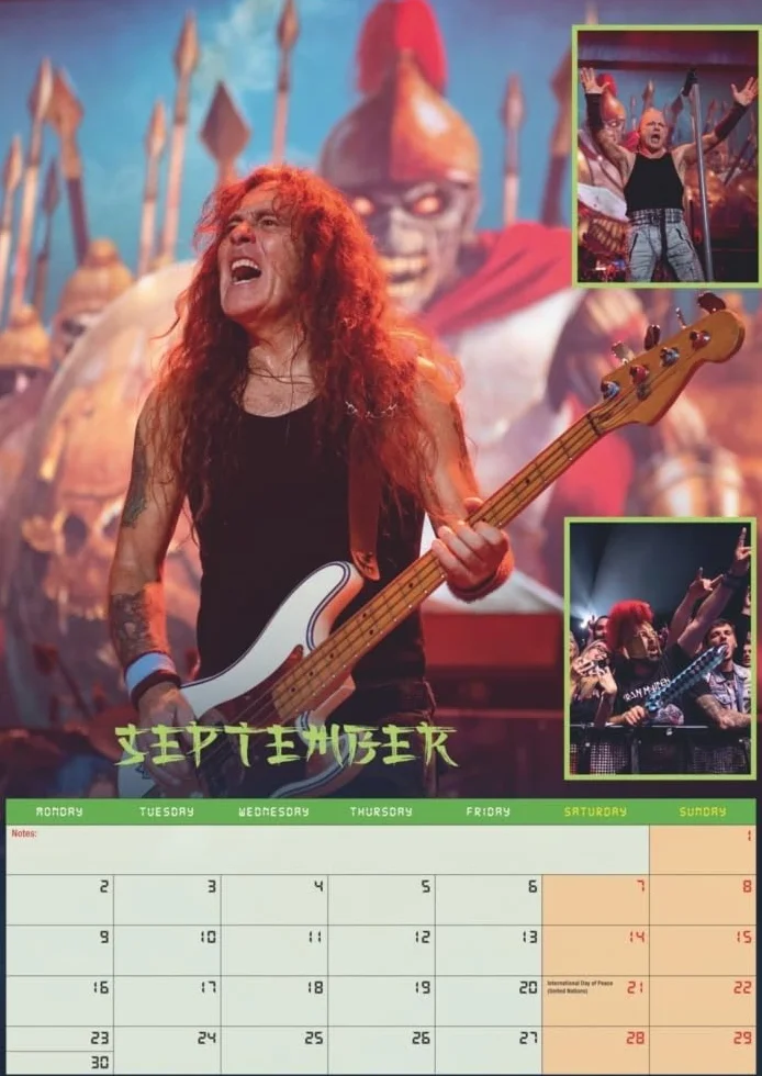 Iron Maiden Posterkalender 2025: Das war Ein Jahr mit Edward the Head für alle Fans der New Wave of British Heavy Metal. Wandkalender. 29,7 x 42 cm. Hochformat
