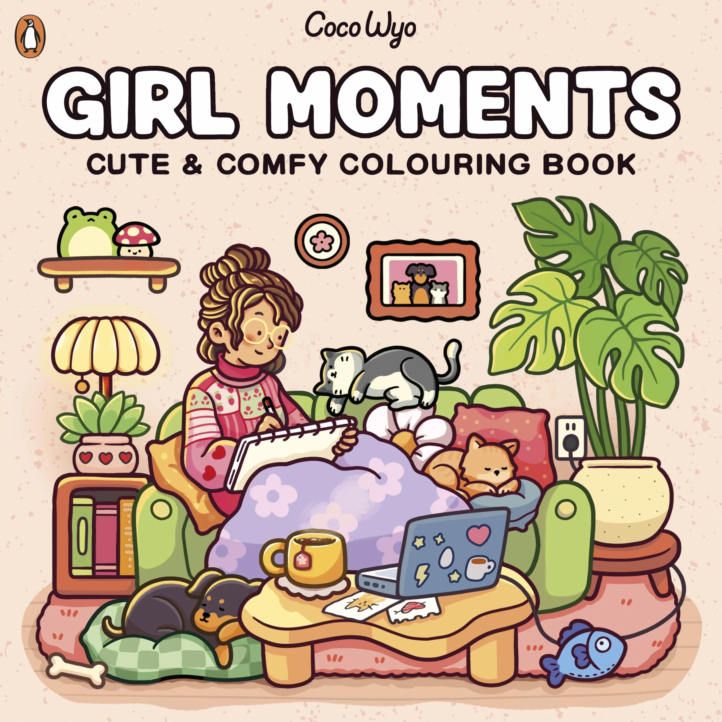Girl Moments: A relaxing and cosy colouring book from the bestselling author