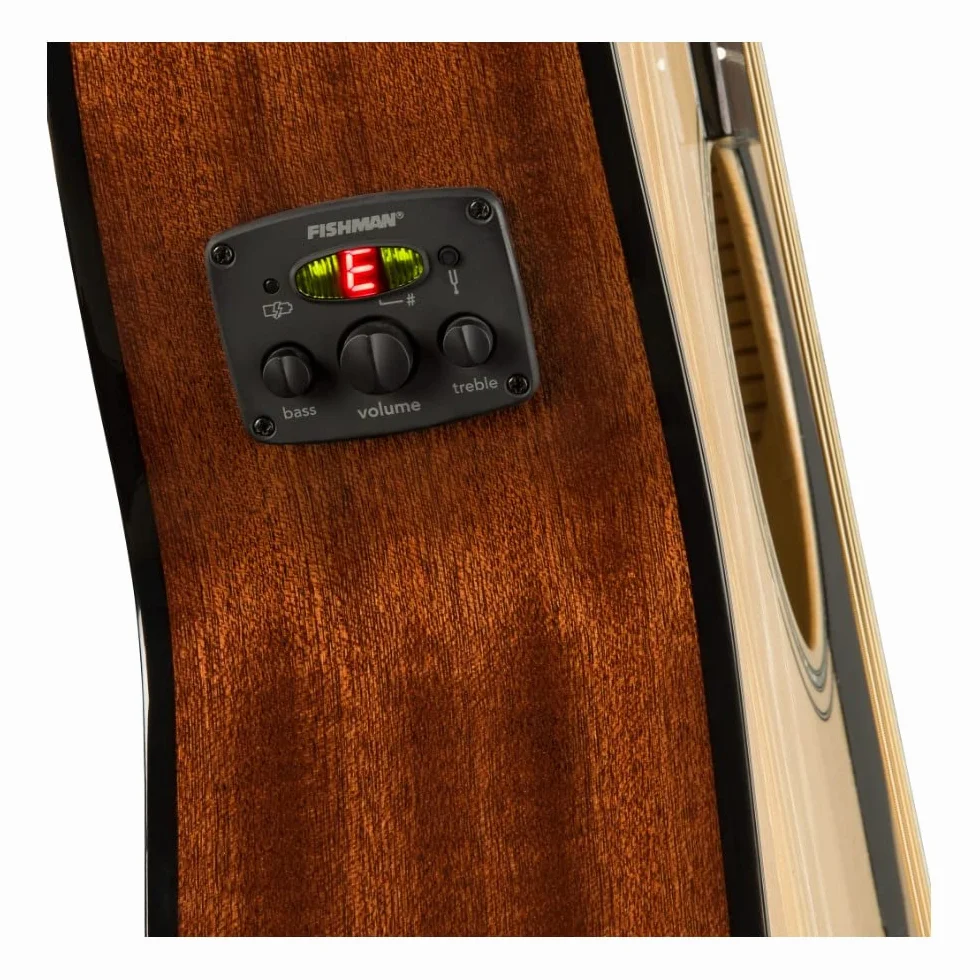 Fender CC-60SCE koncertowa gitara akustyczna, podstrunnica orzechowa, naturalna
