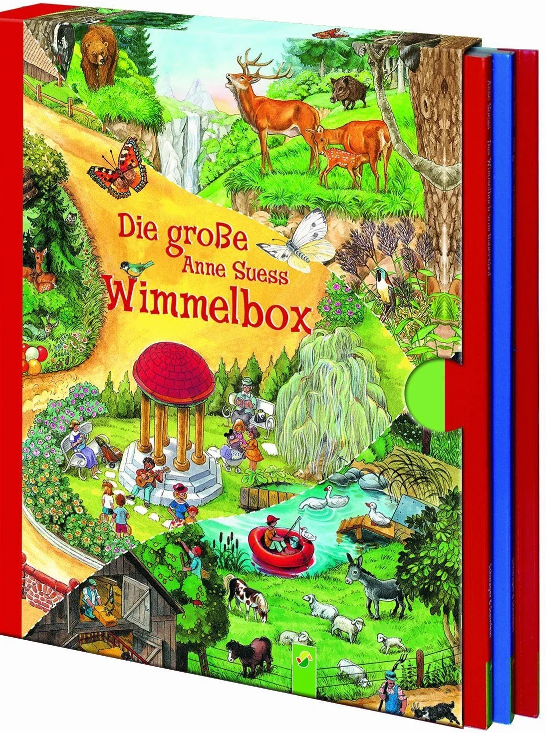 Die große Anne Suess Wimmelbox: 3 Wimmelbücher im Schuber