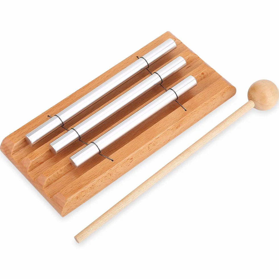 3 Tone Drums Chime, Musical Chime Mallet Percussion dla początkujących dzieci
