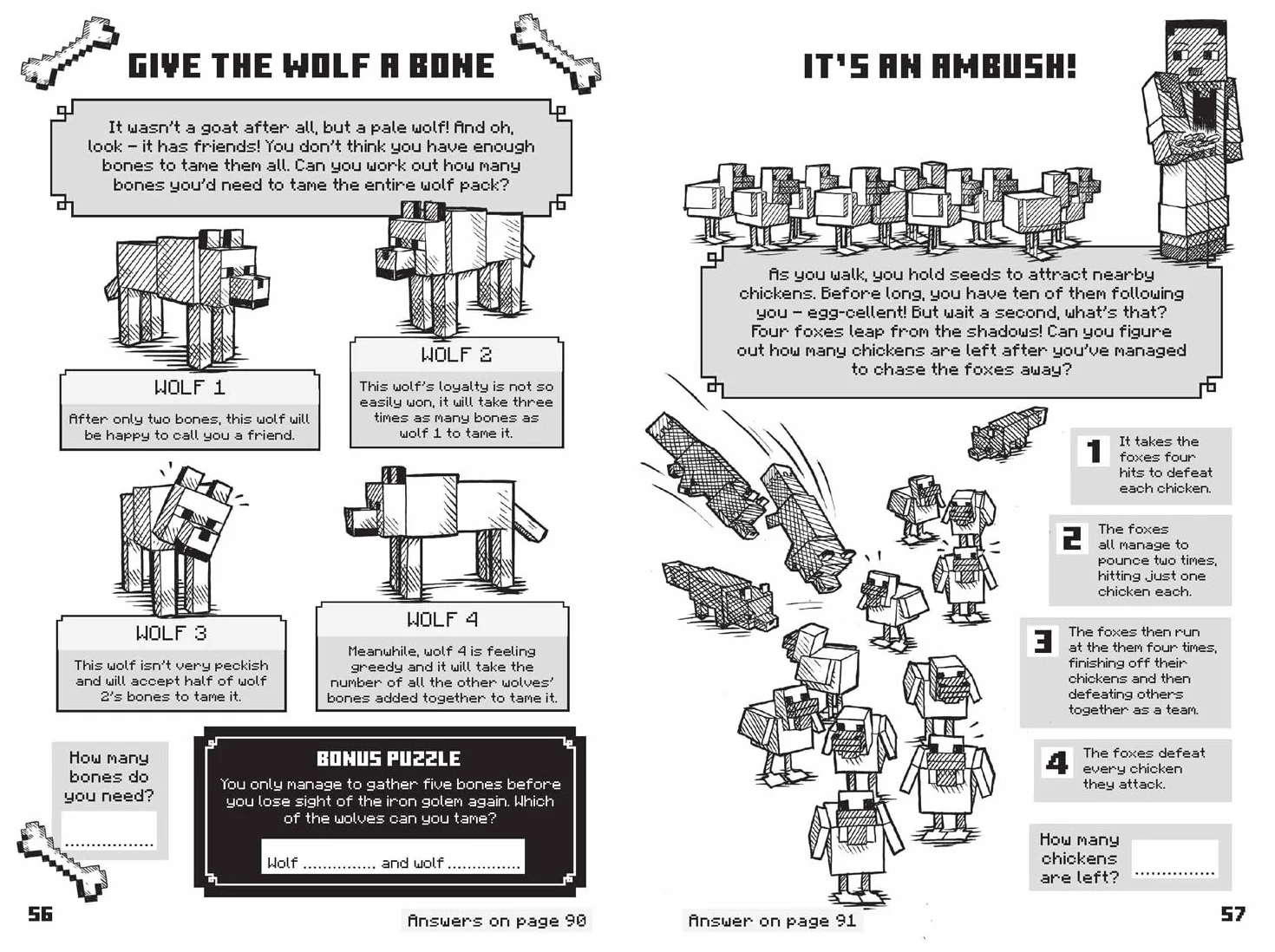Minecraft Brain Games: An official illustrated Minecraft children’s puzzle book – perfect for kids into video games aged 7, 8, 9, 10 and 11 – new for 2025!