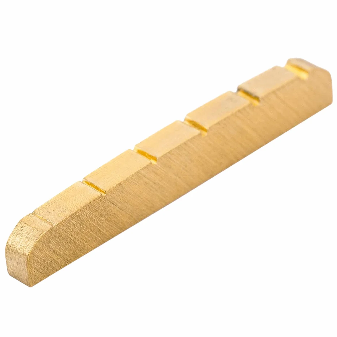 Musiclily Basic Siodełko Gitarowe Mosiężna Nut do 6-strunowej Gitary Elektrycznej Stratocaster Telecaster 42x3,5x6mm