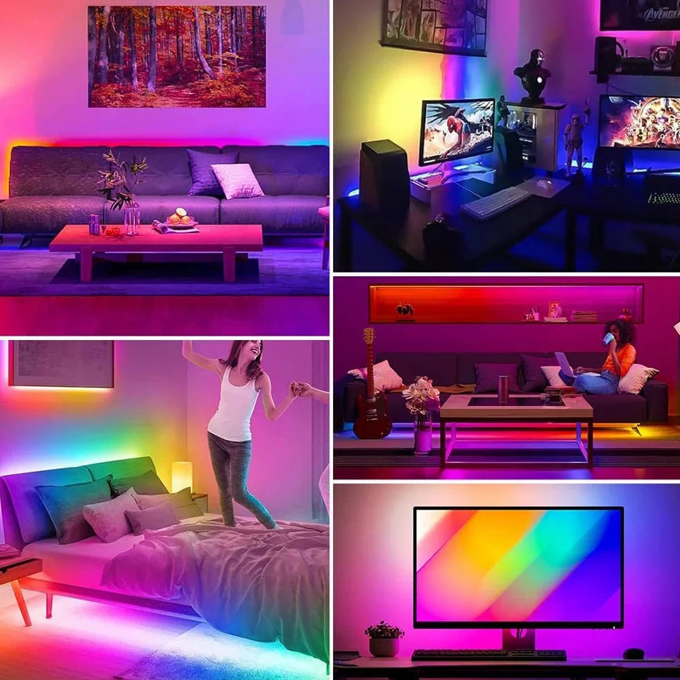 SP611E WS2812B WS2811 Bluetooth muzyczny kontroler taśmy LED IR38 klawisze zdalna aplikacja do adresowalnego oświetlenia LED DC5V-24V