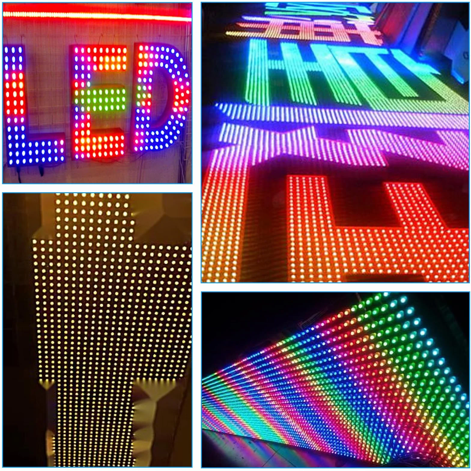 Joycabin 4 sztuki 64 bitów WS2812 panel matrycowy LED, 8 x 8 5050 LED, wbudowany sterownik, kolorowe światło, płyta rozwojowa kompatybilna z Arduino Raspberry Pi