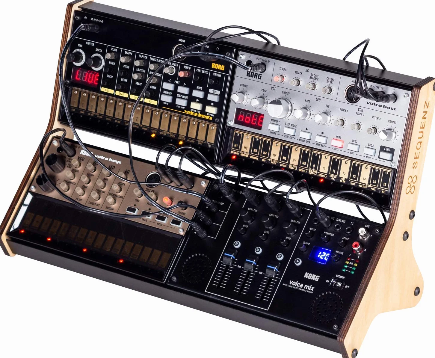 KORG Sequenz 4 Unit Volca Rack - Stand (2x2)