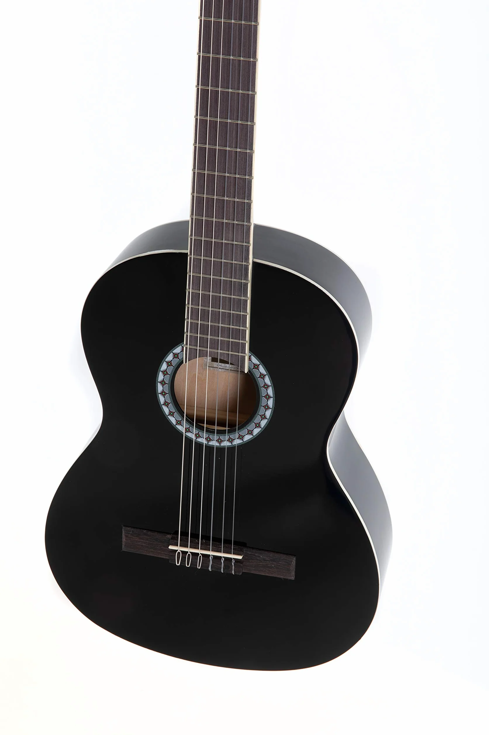 GEWA gitara klasyczna Basic 1/4, korpus lipa, podstrunnica drewno pakkaholz, chromowane maszynki, czarny