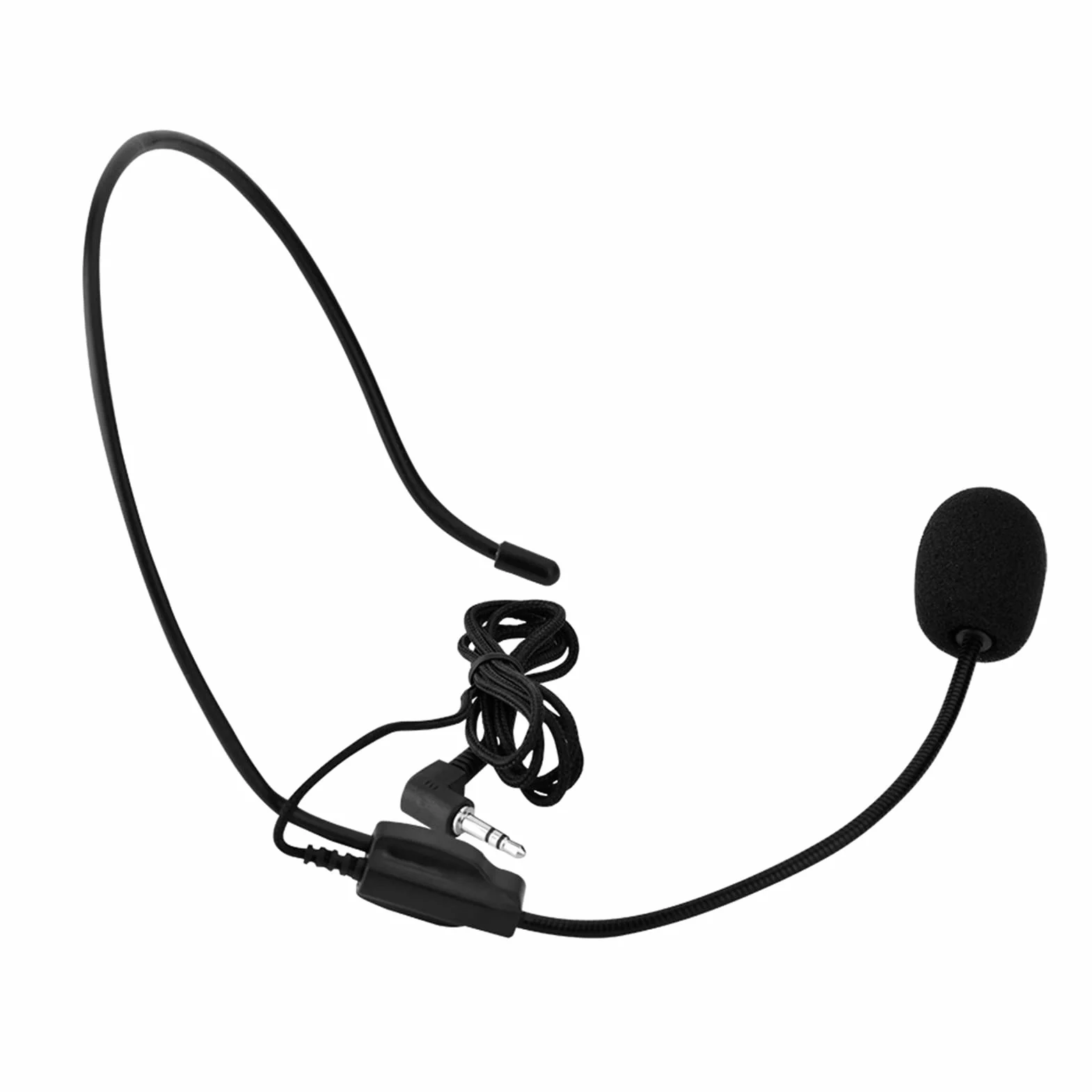 Nagłowny Mikrofon Pojemnościowy MIC, Mini 3,5 Mm Przewodowy Mikrofon Przewodowy Mikrofon Pojemnościowy do Głośnika Wzmacniacza Głosu