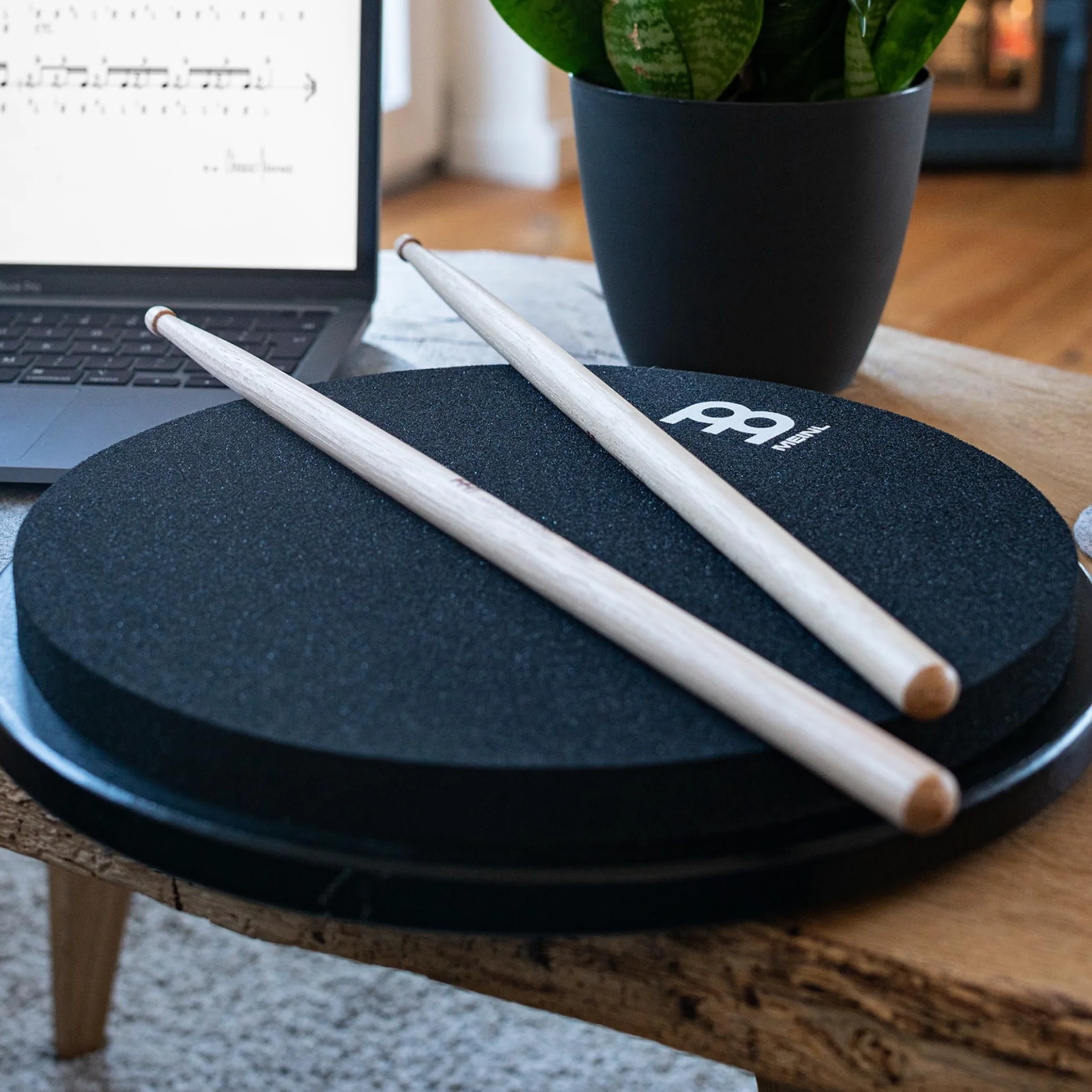 Meinl 12" Marshmallow Pad Black Base