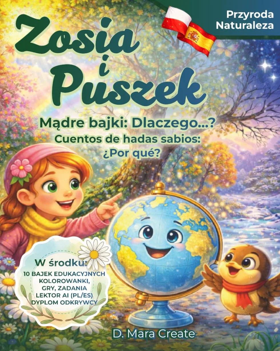 Zosia i Puszek – Mądre bajki o przyrodzie: Dlaczego…? / Zosia y Puszek – Cuentos Sabios de la Naturaleza: ¿Por qué…?: Edukacyjne opowieści z ... Historias educativas con juegos y coloreables