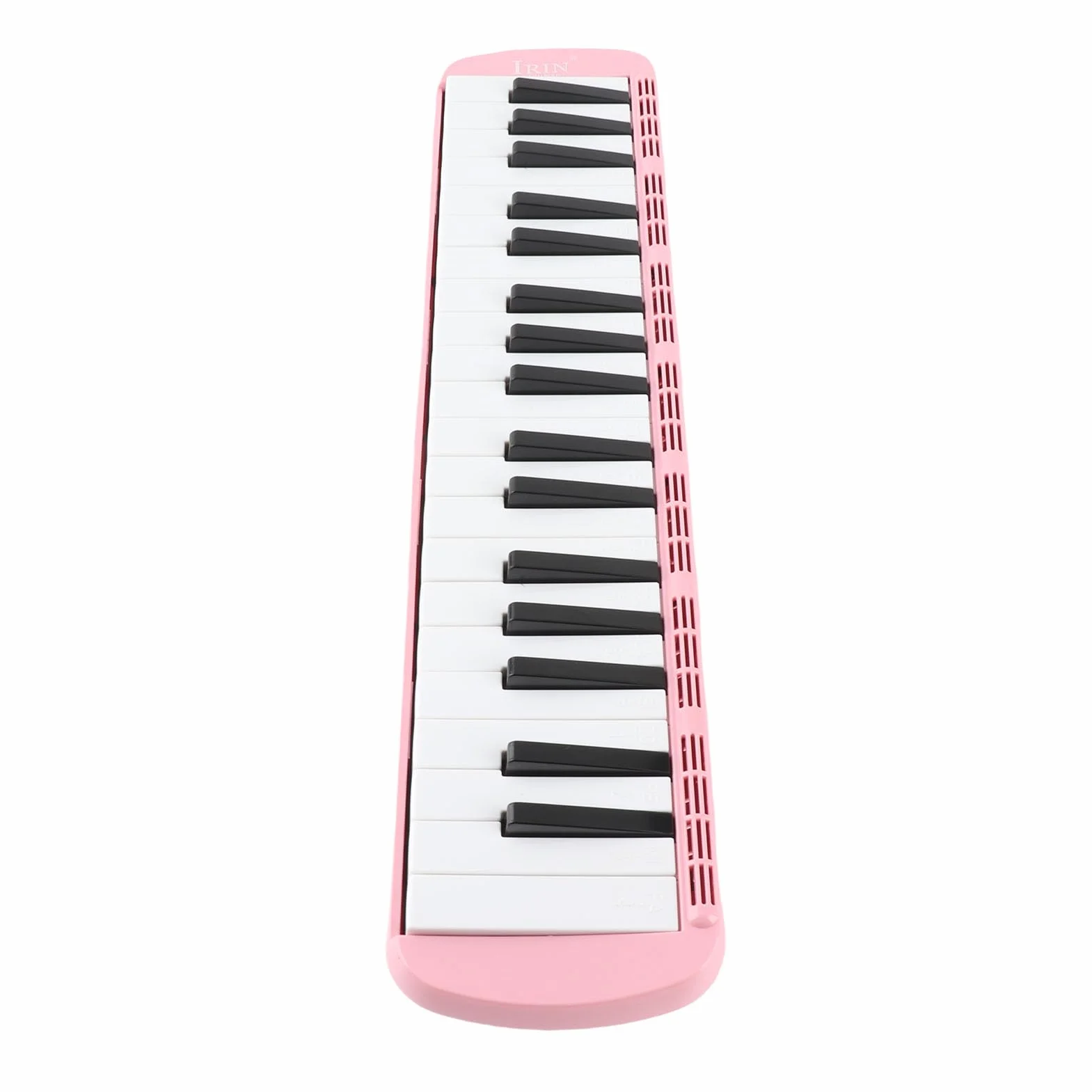 Melodica Klawiatura wiatrowa Instrument muzyczny 37 klawiszy dla miłośników muzyki Profesjonalny trening początkujący(różowy), instrument dęty,Narząd jamy ustnej