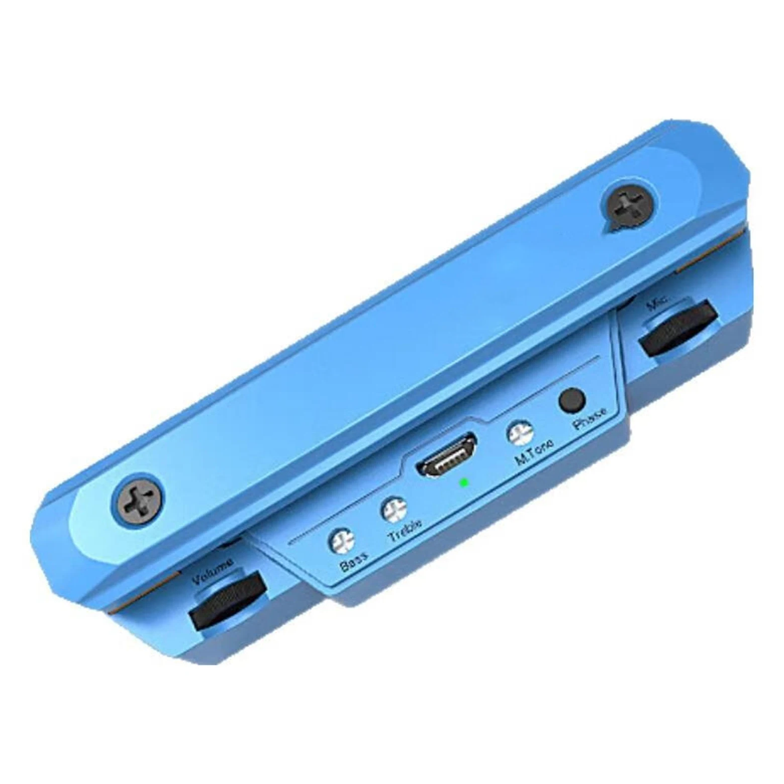 Przetwornik Gitarowy Nie Wymaga Wiercenia Otworów Wzmacniacz Otworu Rezonansowego Gitary Akustycznej Aktywny Podwójny Przetwornik Do Instrumentów Muzycznych(Blue)