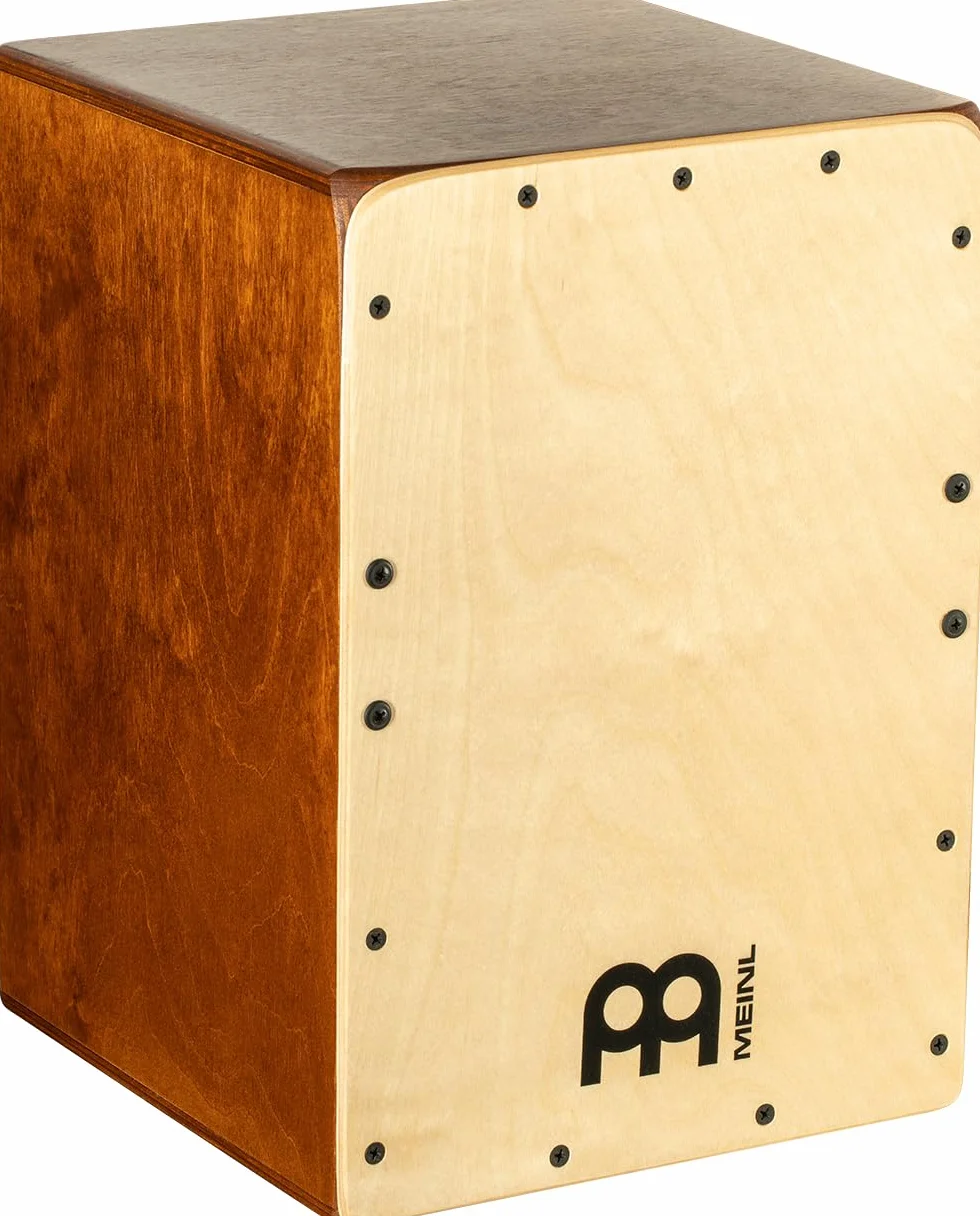 Meinl Percussion Jam Cajon Instrument Mały Cajon dla Dzieci i Dorosłych Panel Przedni Brzoza Bałtycka JC50AB-B