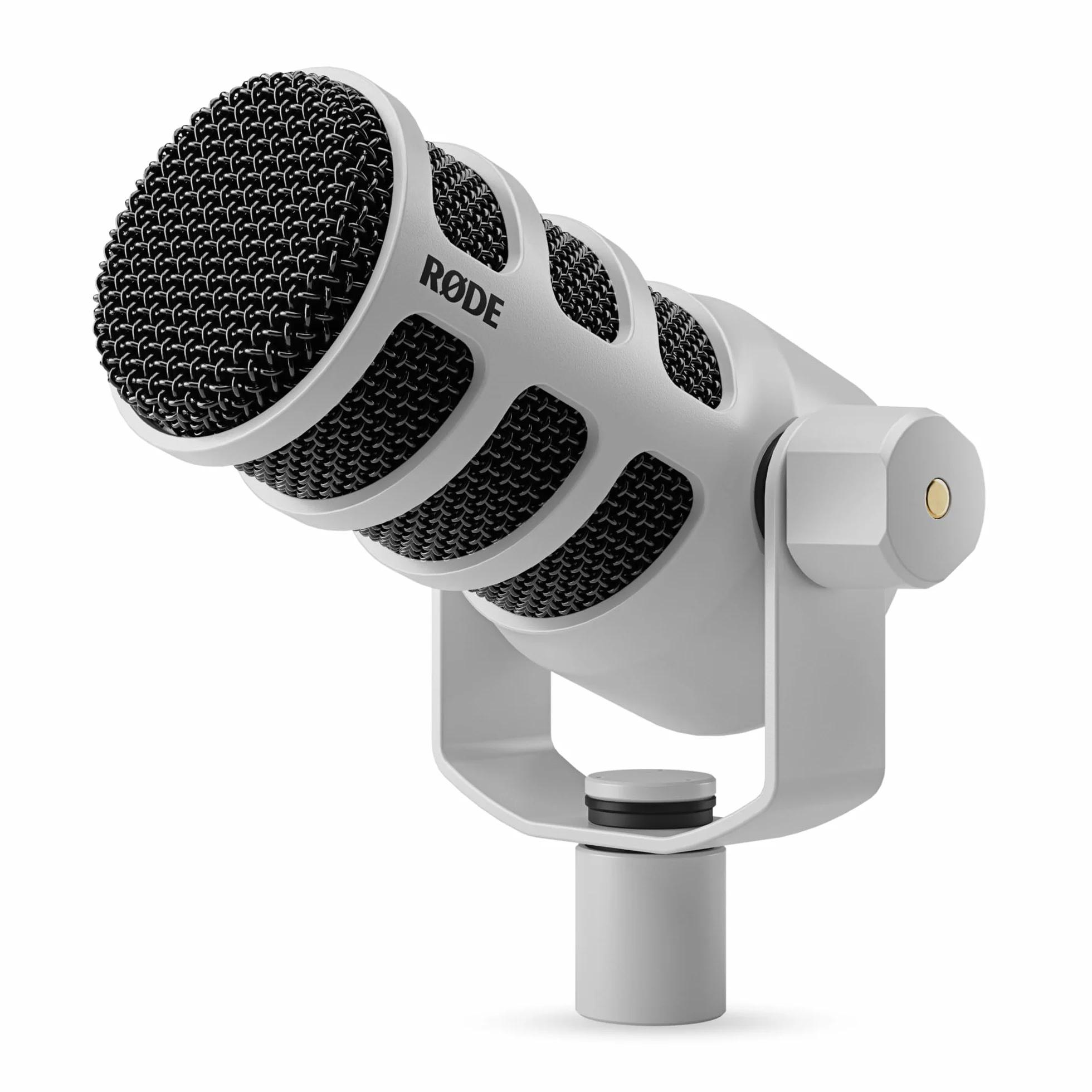 RØDE PodMic USB Dynamiczny Mikrofon Nadawczy XLR USB do Podcastingu Streamingu Biały