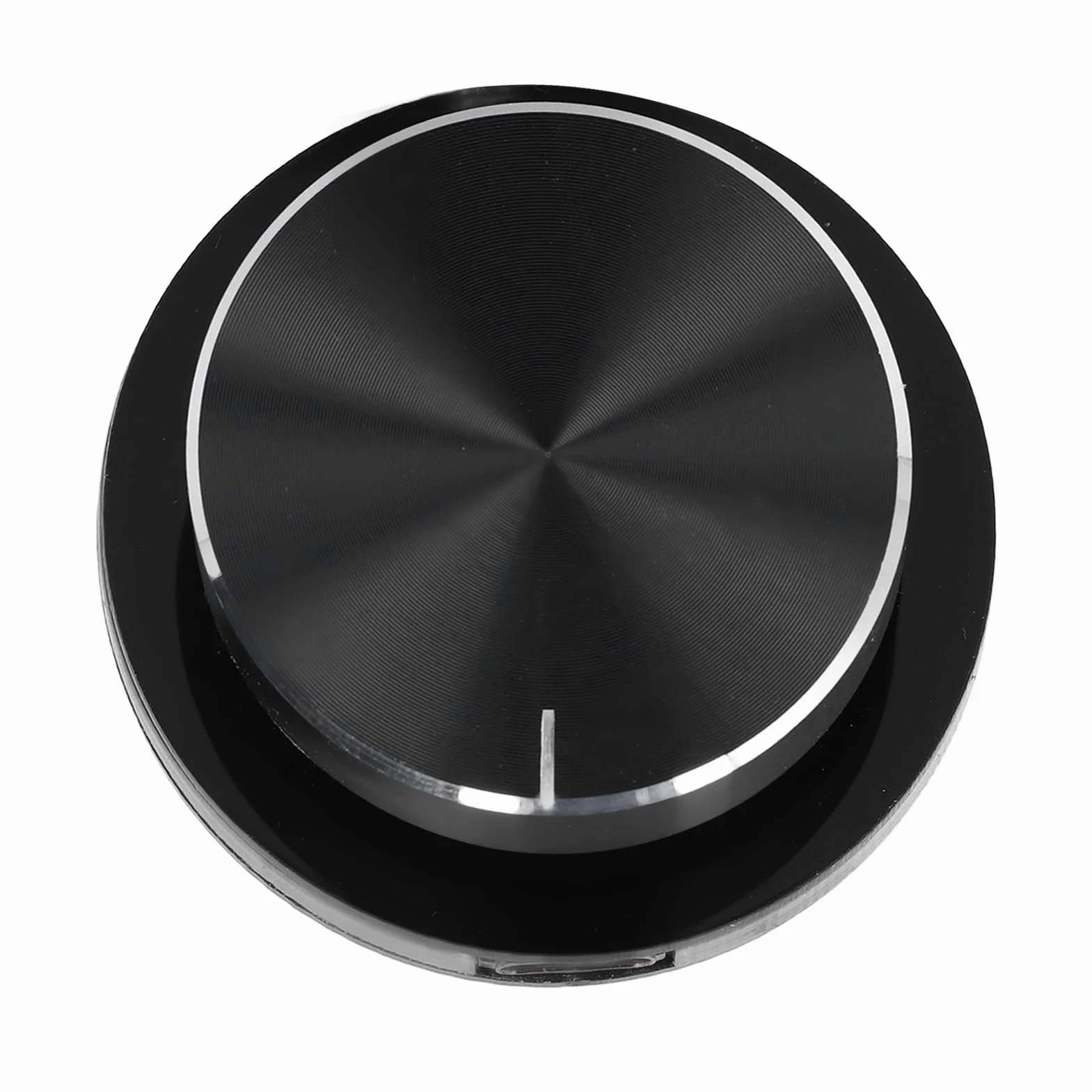 Ausla Pokrętło Sterowania Głośnością USB, Akrylowy Multimedialny Regulator Woluminu Audio z światłem RGB, Konfigurowalny Kontroler Głośności dla Komputerów i urządzeń Mobilnych