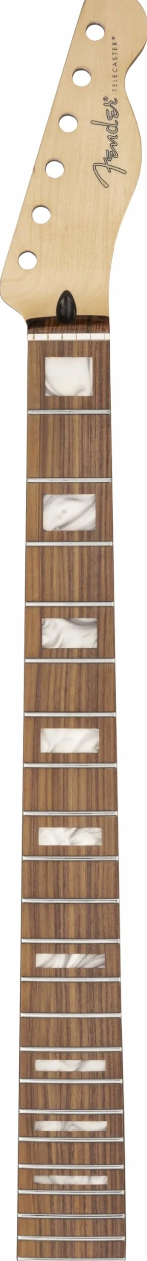Fender Szyja, seria graczy Telecaster® z wkładkami blokowymi, 22 średnie progi Jumbo, Pau Ferro