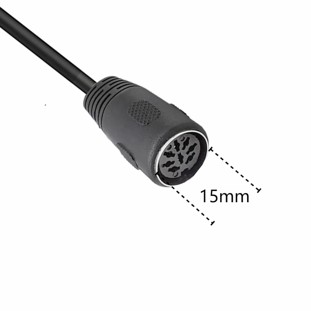8-pinowy kabel przedłużający DIN, MIDI 8-pinowy męski 90 stopni do żeńskiego przewodu, 8 pinów DIN Plug Speaker kabel audio do Bang Olufsen PowerLink MK2 (0,5 metra)
