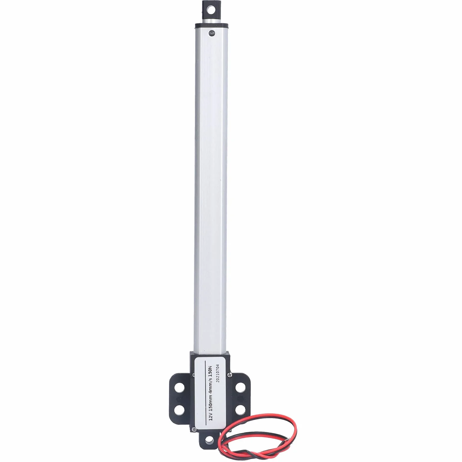 Bewinner 12 V Siłowniki liniowe, siłownik liniowy 150 mm skok Wysoka prędkość Niskie zużycie ochrony przed zwarciem Mini elektryczny siłownik liniowy skok 150 mm-30 mm/s-20 N