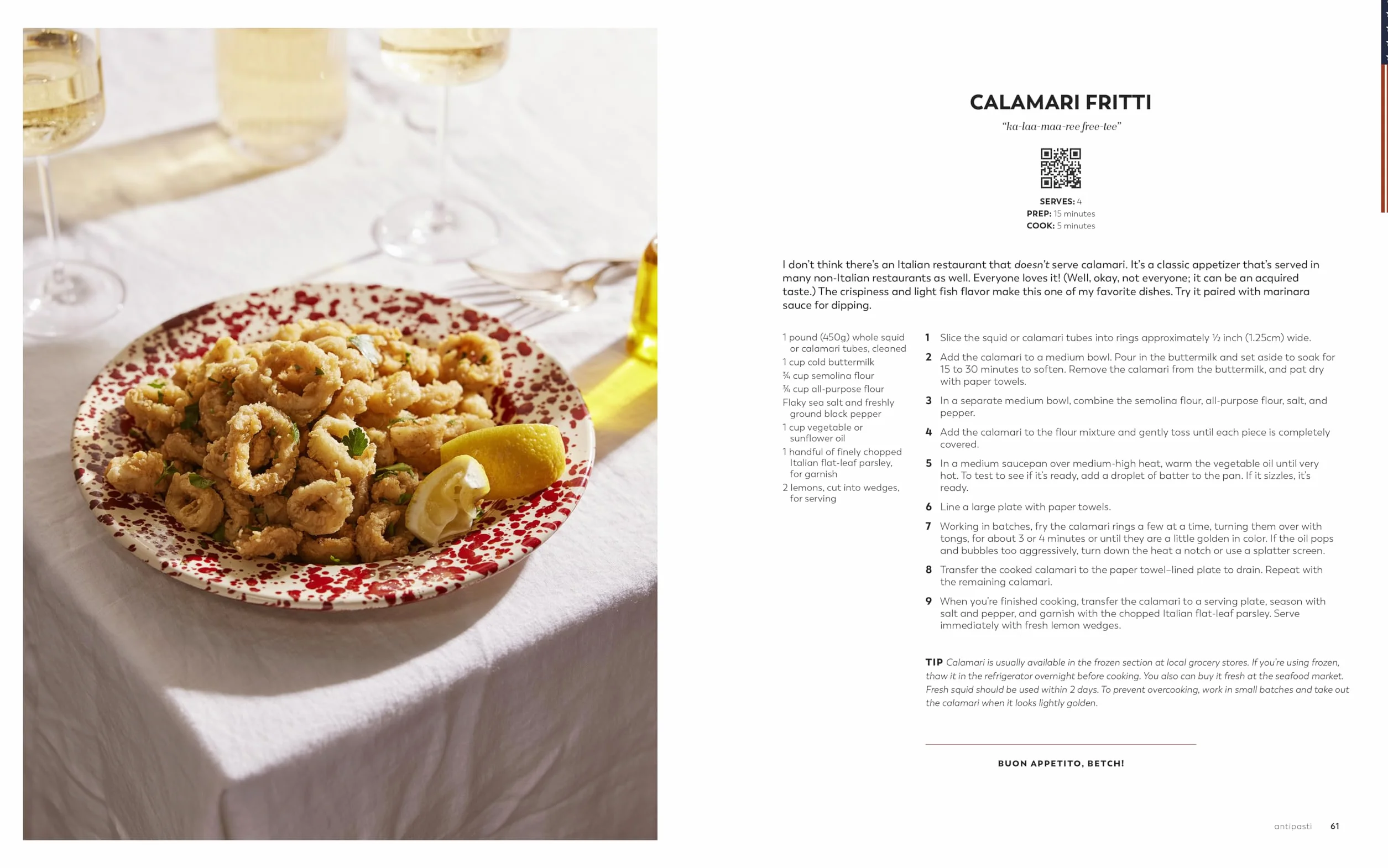 Italian/American: It's a QCP cookbook, betch!