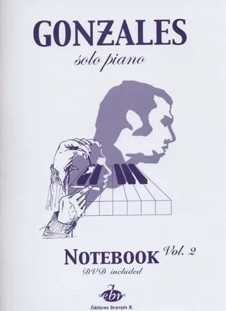 Gonzales solo piano note book 2 + DVD