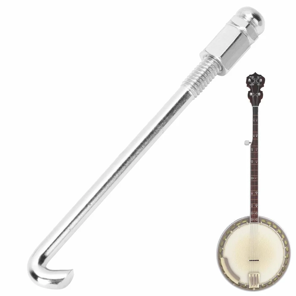 Bnineteenteam 24 szt. banjo okrągły hak Prime posiłek srebrny trwały profesjonalny banjo okrągły haczyk banjo części do banjo instrument muzyczny srebrny