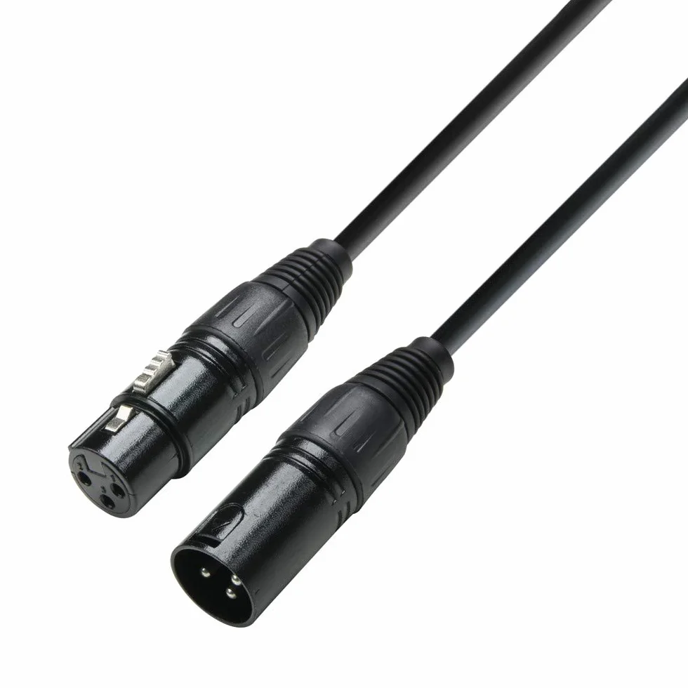 Adam Hall Cables 3 STAR DMF 0600 DMX kabel 3-biegunowy XLR żeński na 3-biegunowy XLR męski | 6 m