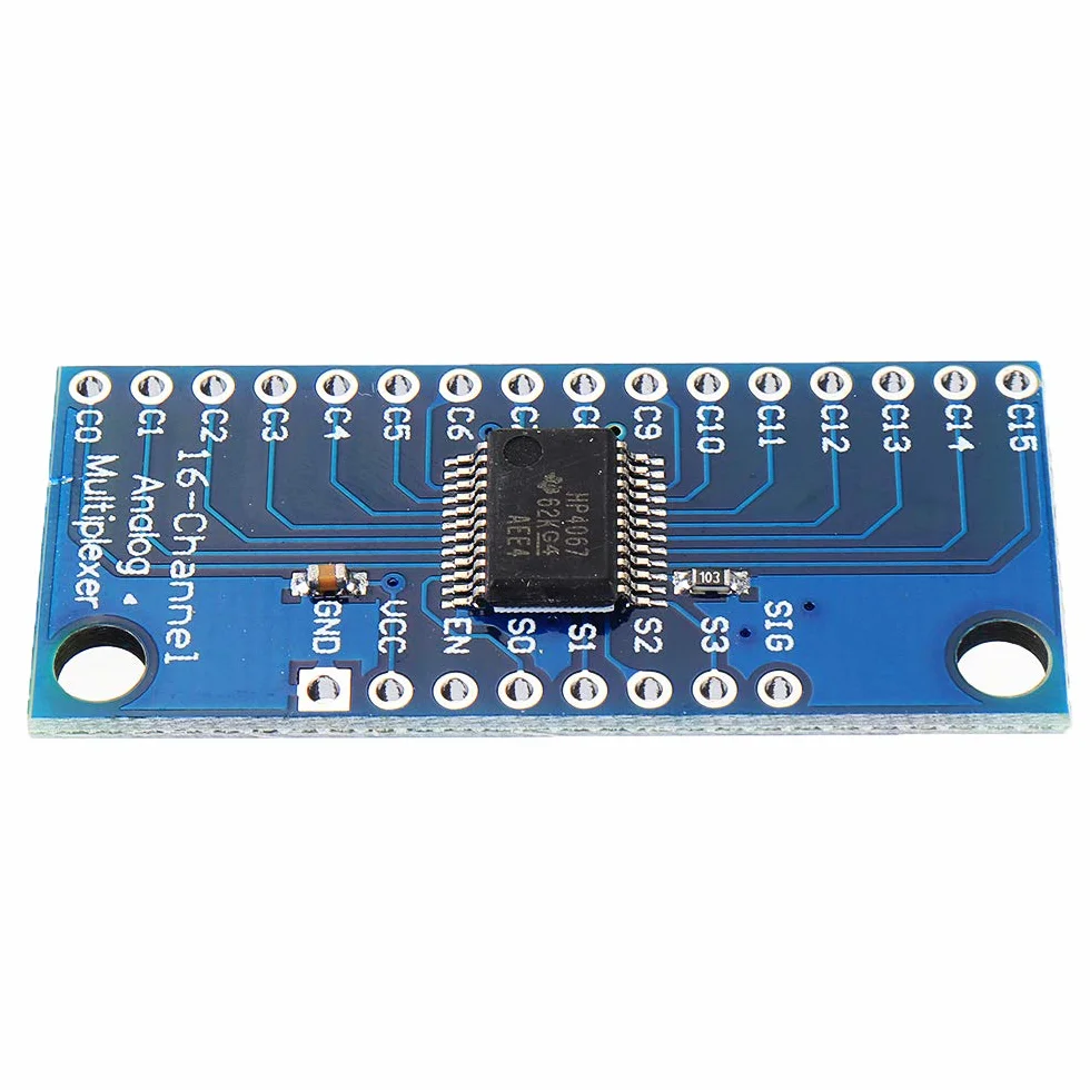 DollaTek 5 szt. CD74HC4067 CMOS 16-kana?owy 16 CH cyfrowy analogowy multiplekser modu? Breakout do Arduino