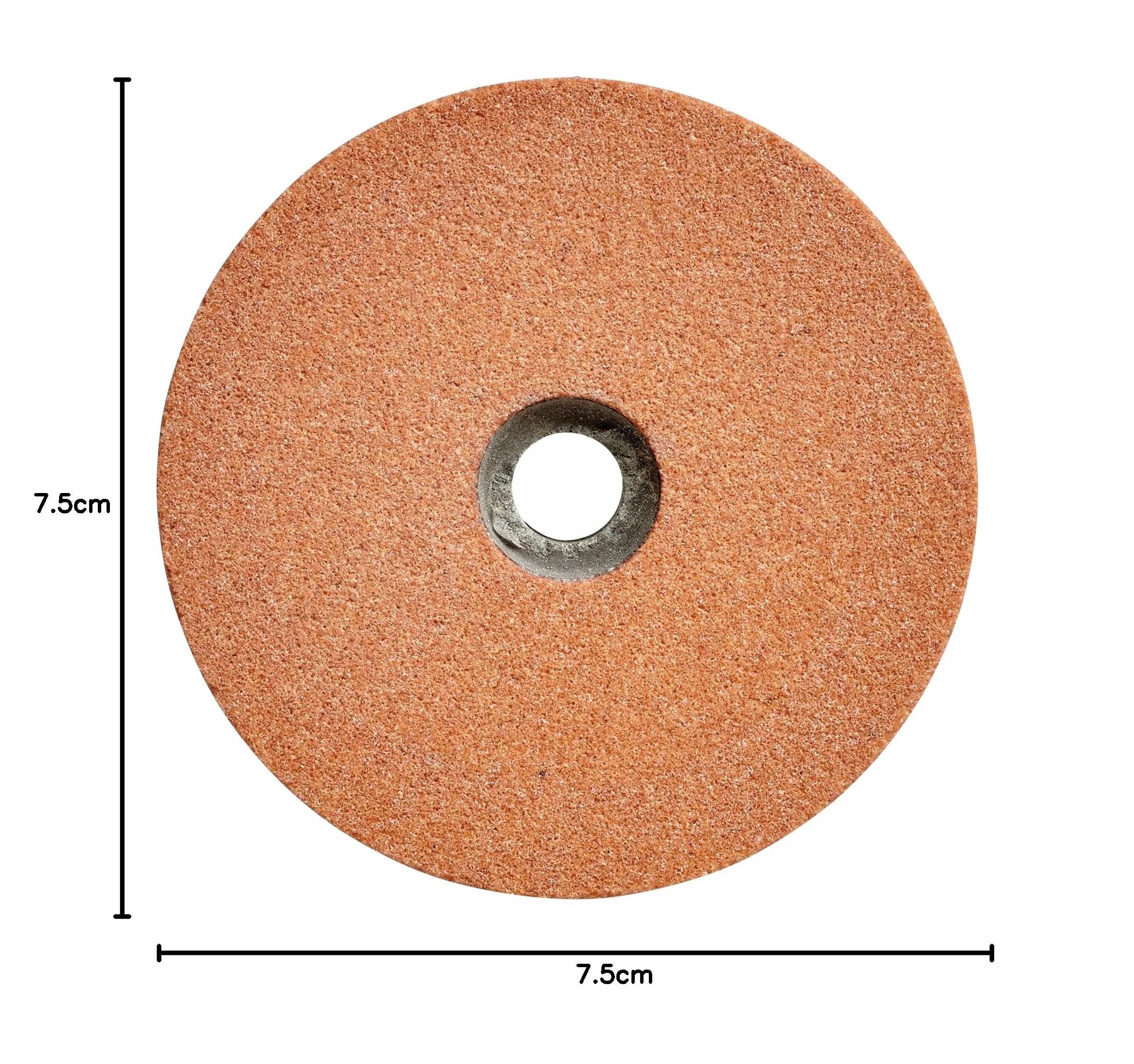 Oryginalna tarcza szlifierska Einhell Ø 75 mm (akcesoria do podwójnej szlifierki, pasuje do szlifierek podwójnych Einhell TC-XG 75 Kit i TH-XG 75, ziarnistość K120, uchwyt 10 mm)