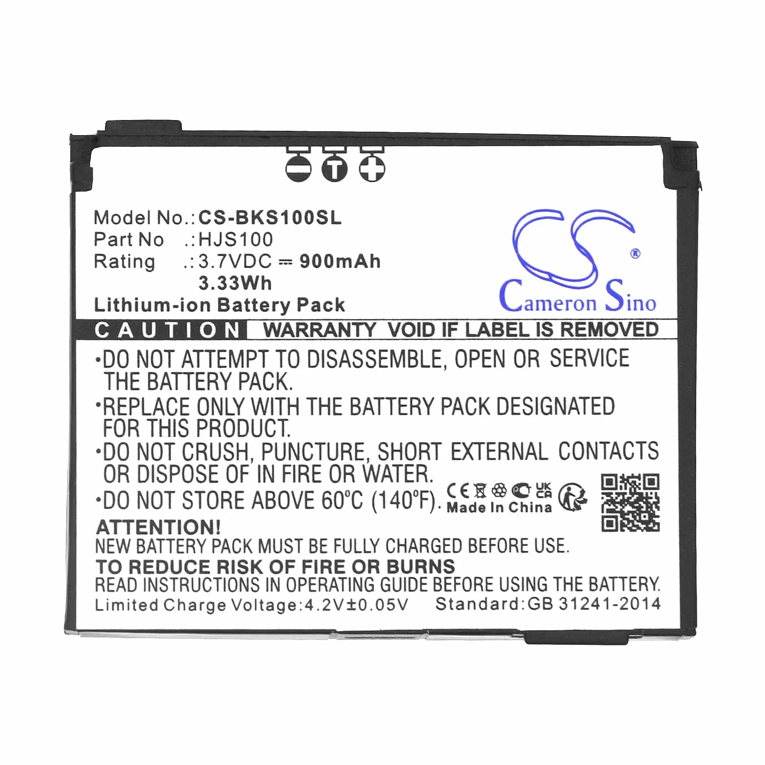 900mAh HJS100 Replacement Battery for Becker HJS 100 / HJS-100 / Map Pilot