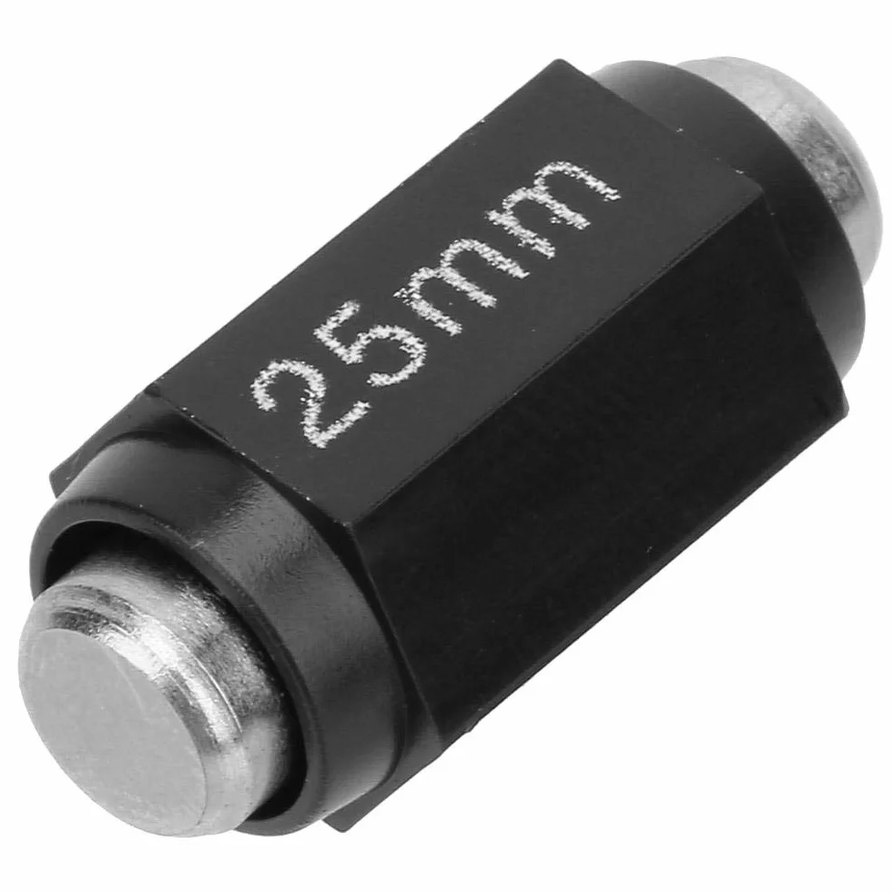 Pręt kalibracyjny ze stali nierdzewnej standardowy zacisk kalibracyjny blok pręt zewnętrzny mikrometr trwały do porównania grubości (25 mm)