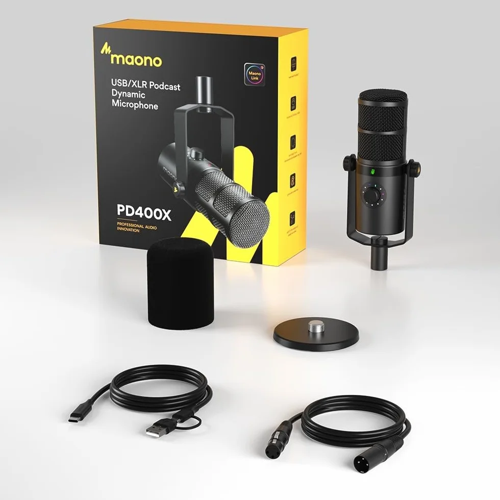 MAONO Dynamiczny MIKROFON XLR/USB PD400X