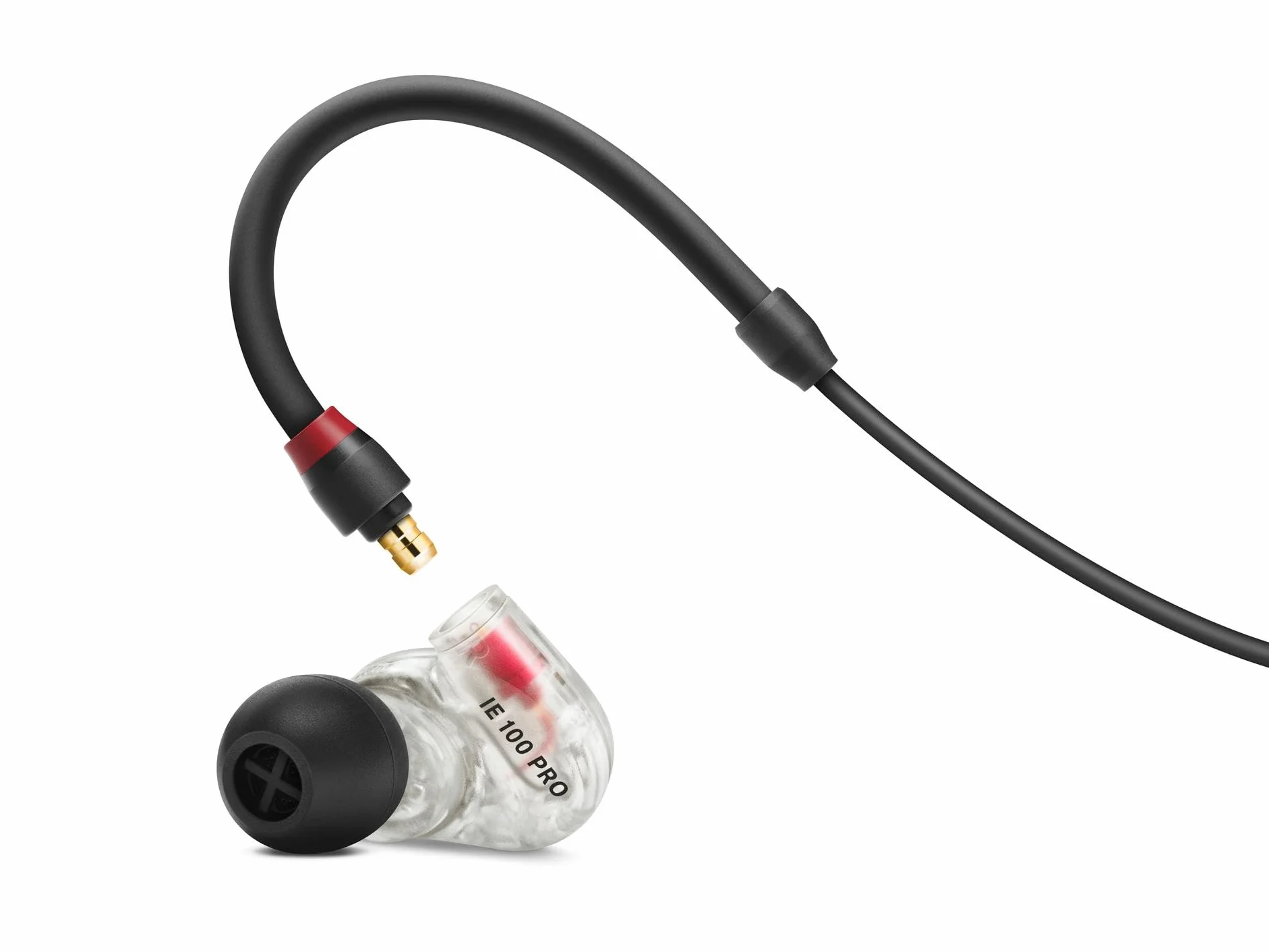Sennheiser Ie 100 Pro Słuchawki Douszne, Przezroczysty/Czarny, S