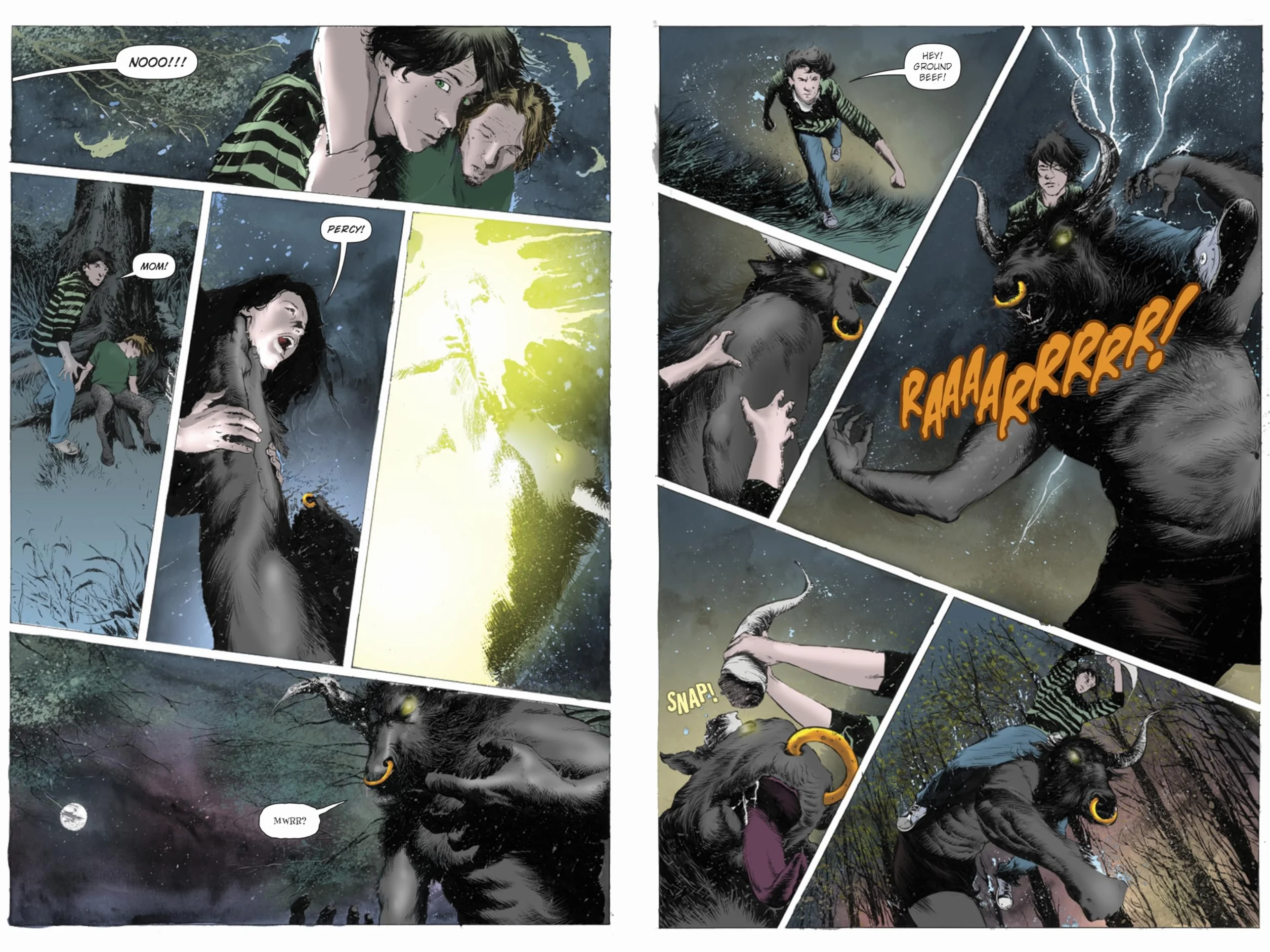 Percy Jackson and the Lightning Thief - The Graphic Novel (Book 1 of Percy Jackson)