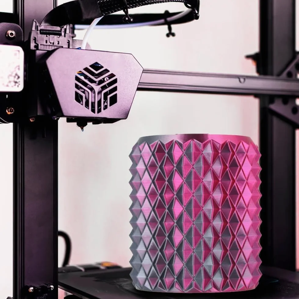 ROSA3D PLA Magic Silk Filament 1,75 mm do drukarek 3D, Złoto-miedziany Refill 1 kg