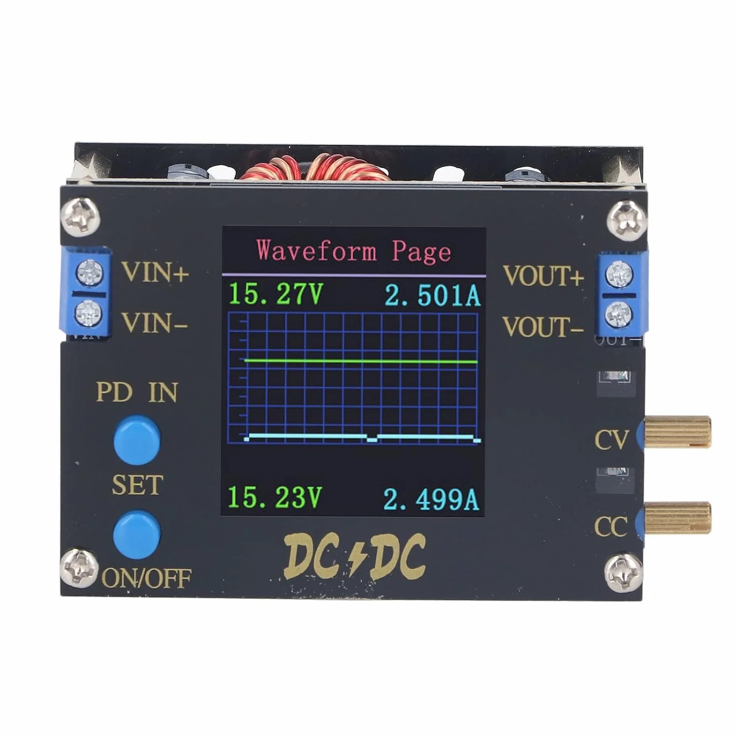 FNIRSI DC DC Automatyczny konwerter 3A 35W Moduł zasilania CC CV