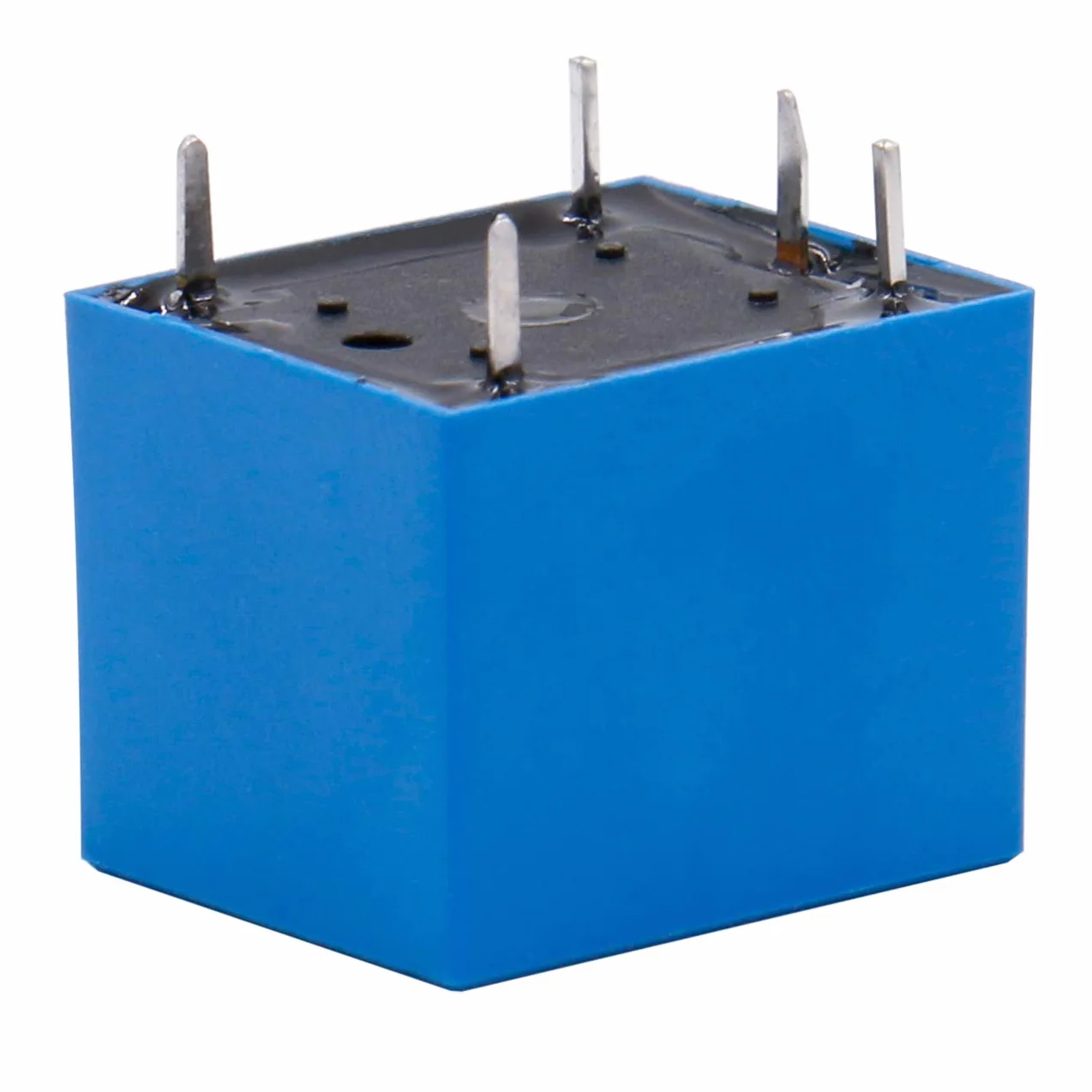 Heschen Przekaźnik płytki drukowanej, JQC-3F(T73), cewka DC12V, SPDT, 7A 250VAC, zaciski 5 pinowe, 5 szt