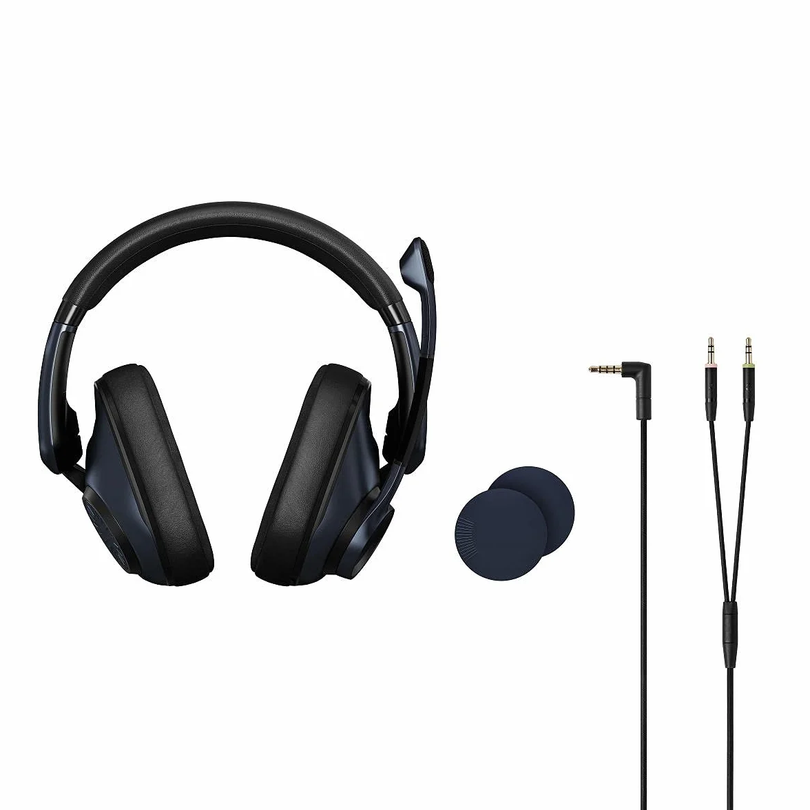 EPOS H6Pro Closed, Słuchawki do zestawu słuchawkowego z mikrofonem - Nauszne - Zamknięta akustyka - Lekki pałąk - Podnieś, aby wyciszyć - Wygodne - PC, Mac, PS4, PS5, Xbox Series X, Xbox One, Przełącznik Nintendo (czarny)