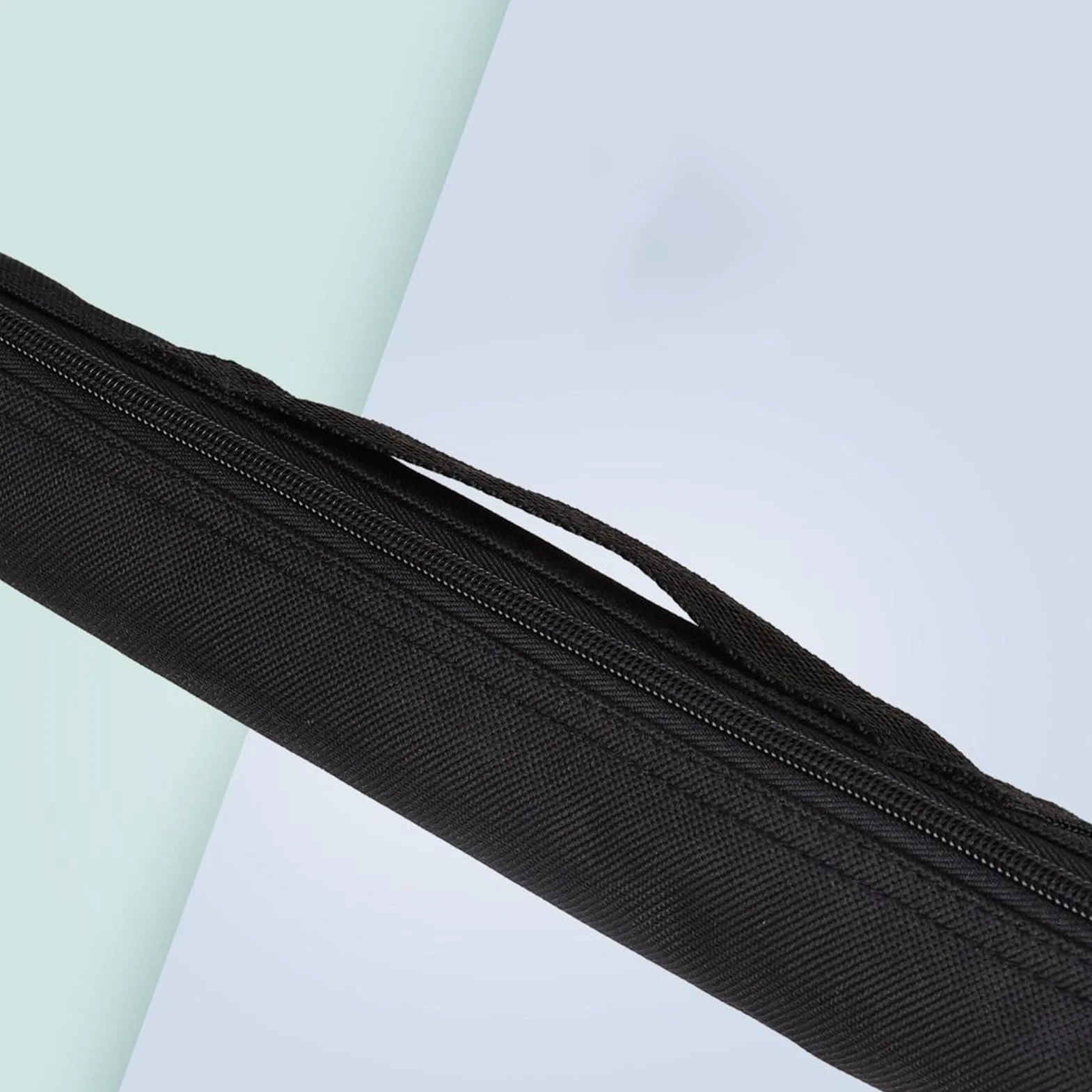 Generisch Etui ochronne na flety proste – tkanina Oxford, torba do przechowywania fletów, kompaktowe etui na instrument dęty, z zamkiem błyskawicznym, uniseks
