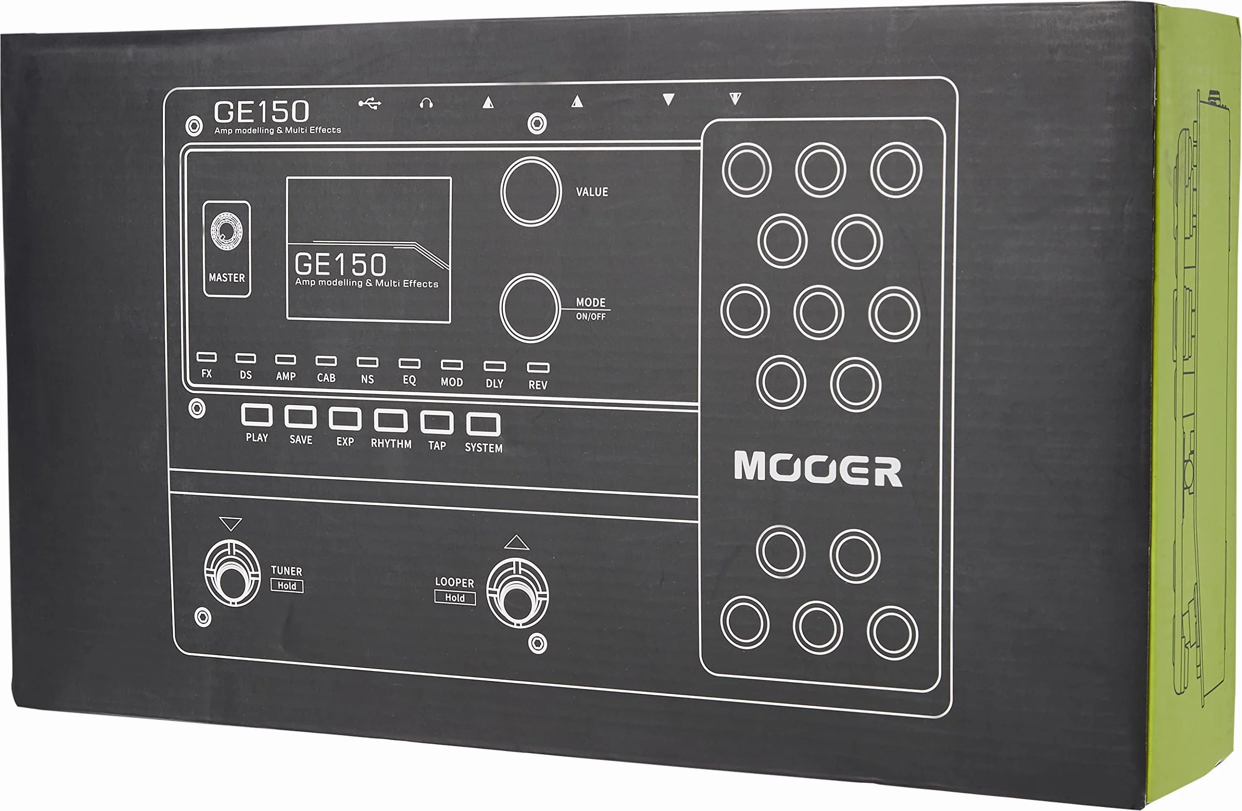 MOOER GE150 Amp Modelling Multi Effects