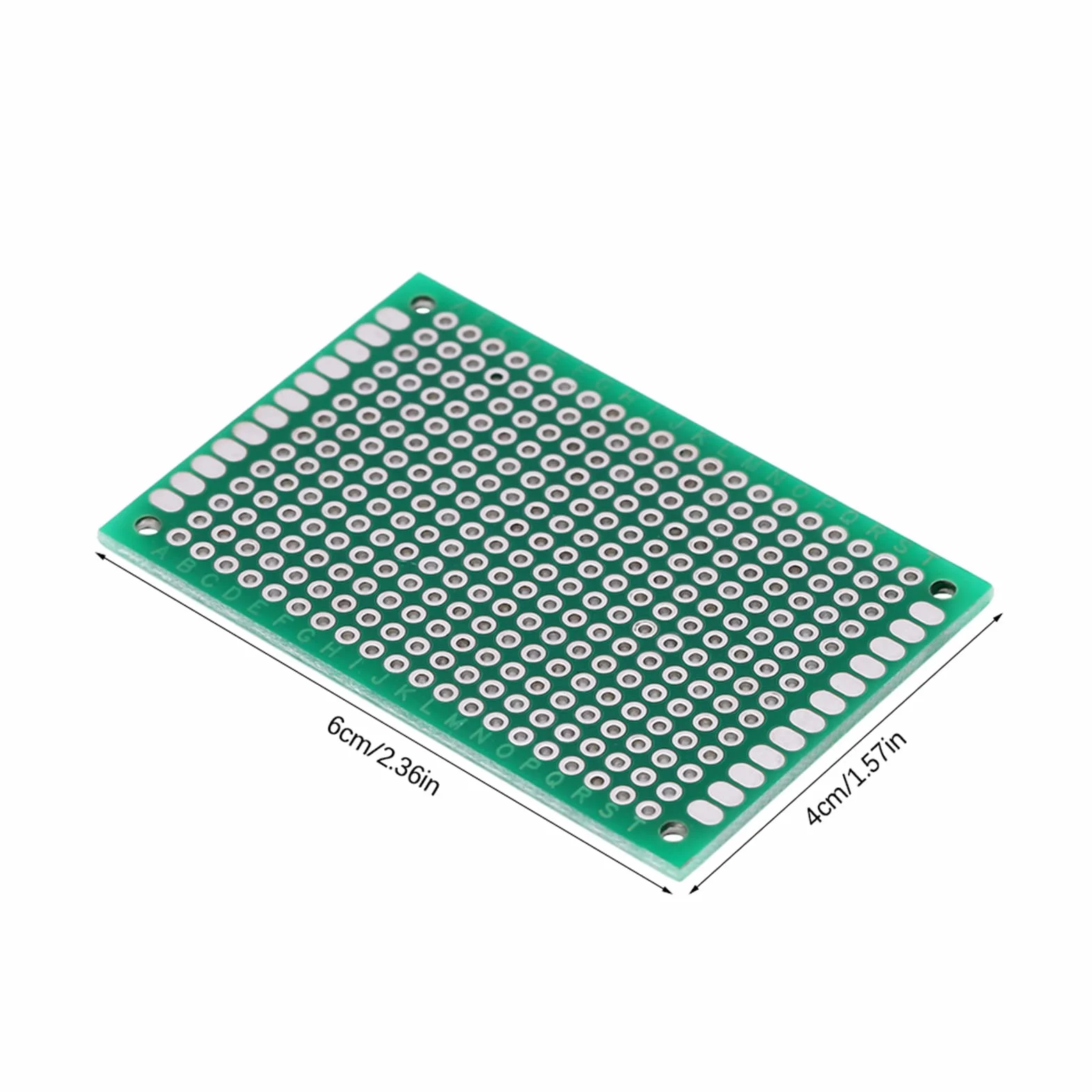 10 sztuk uniwersalna płytka drukowana 4 cm × 6 cm dwustronna płytka prototypowa płytka drukowana DIY lutowanie elektroniczne