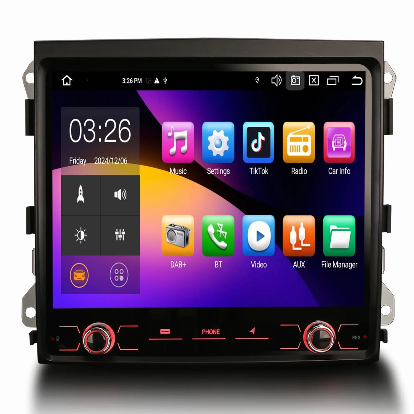 8-rdzeniowy 4 + 64 GB 8,4 cala Android 14 radio samochodowe do Porsche Cayenne 2010-2017 GPS nawigacja Carplay Auto DSP IPS OBD Bluetooth A2DP DVB-T/T2 WiFi DAB+ TPMS DVR