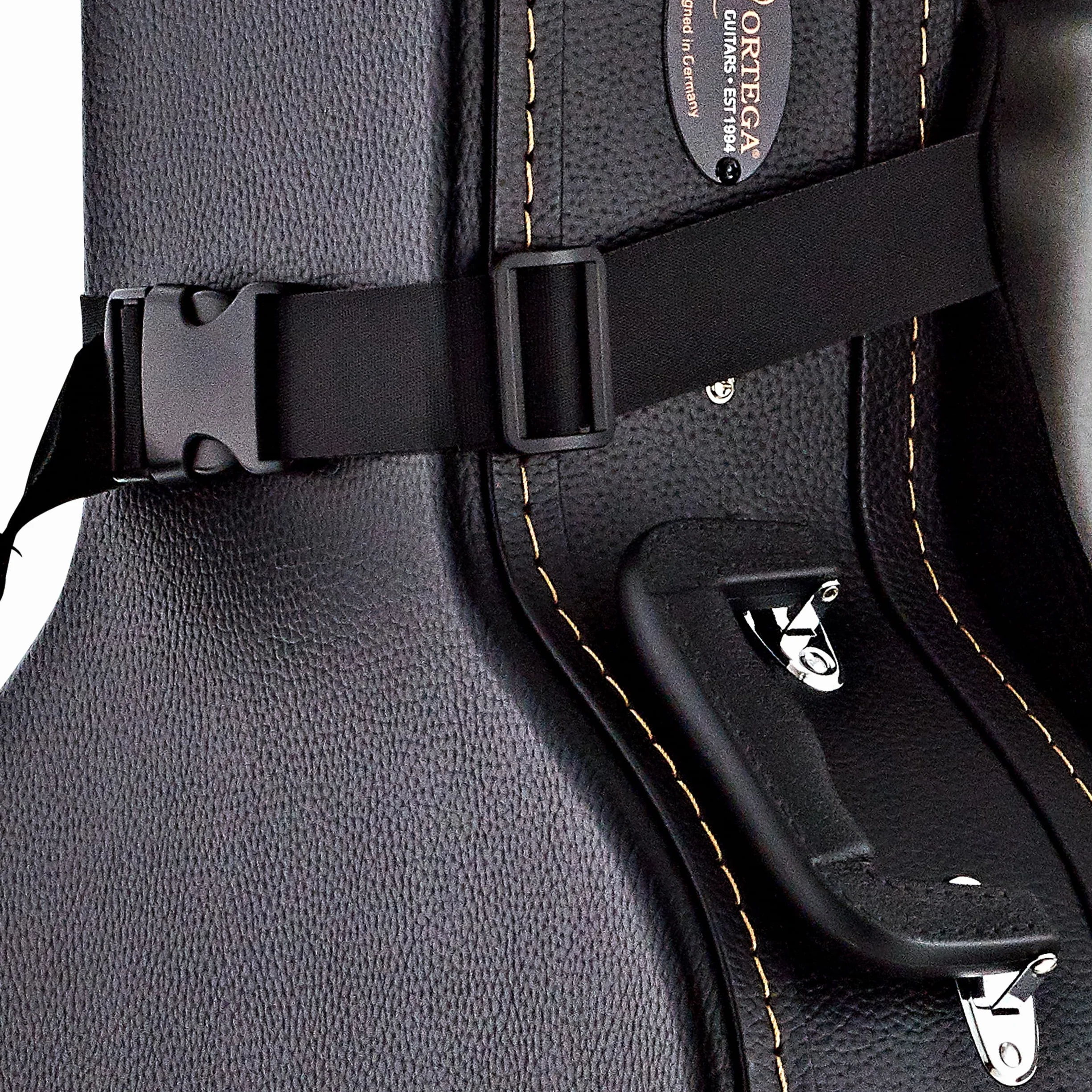 Ortega Guitars Pasek do plecaka Deluxe wyściełany – do ukształtowanych walizek i toreb Gigbags – bez twardej obudowy (OBPS-DLX)