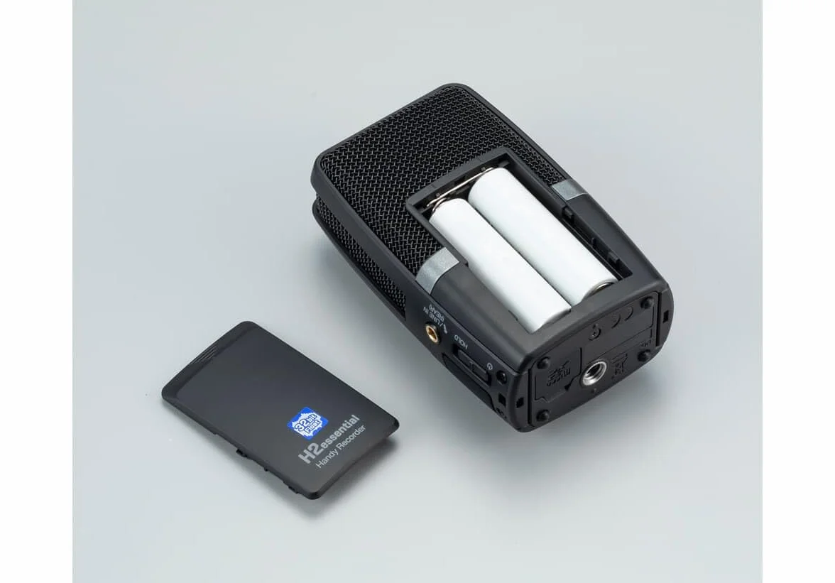 ZOOM H2essential Handy Recorder – Przenośny rejestrator audio 32-bit float z 3 mikrofonami do nagrań surround – Idealny do podcastów, muzyki, transmisji – Wersja UE – Czarny
