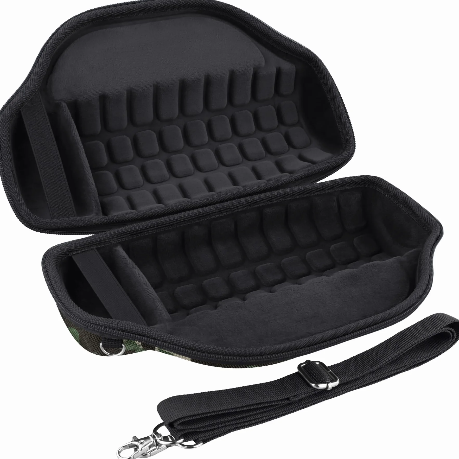 co2CREA Twarda torba przenośna etui do JBL Charge 6 przenośnego bezprzewodowego głośnika Bluetooth z odpinanym paskiem na ramię, tylko etui