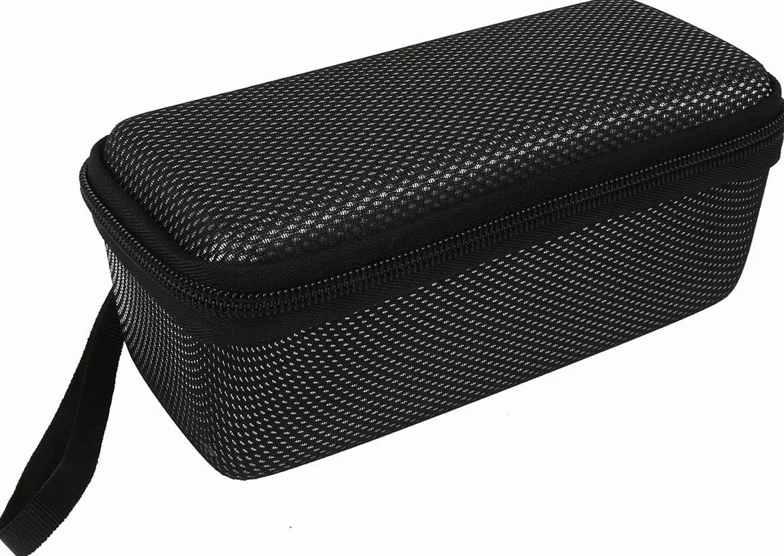 co2CREA Twarde etui ochronne do JBL Flip 6 Flip 5, głośnik Bluetooth, przenośny, wodoszczelny, tylko pokrowiec ochronny, czarny + szary wewnątrz, for Flip 3/4/5/6, walizka na bagaż