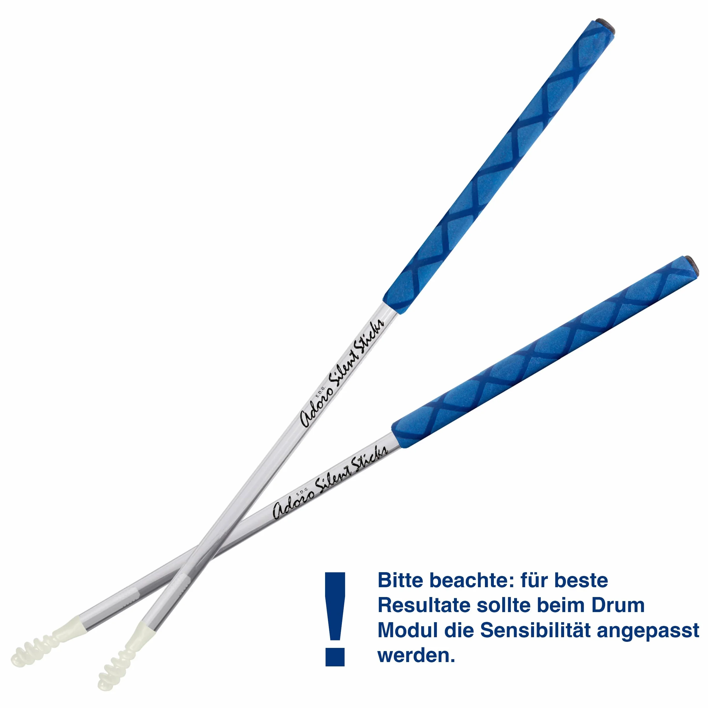 Adoro Cichy e-stick niebieski pałeczki perkusyjne do e-perkusji i padów