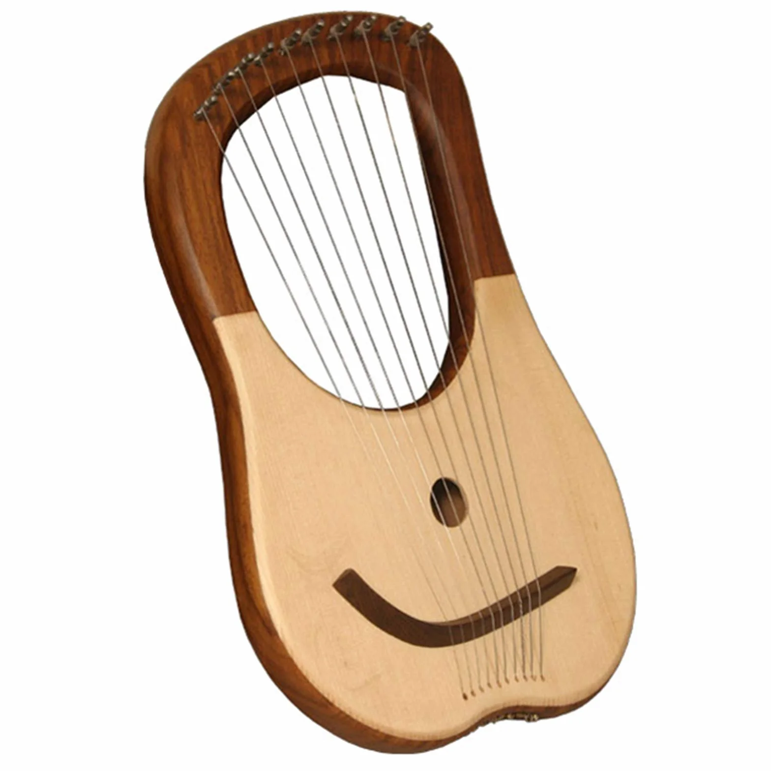 Lyre Harp 10 strun palisander grawerowane