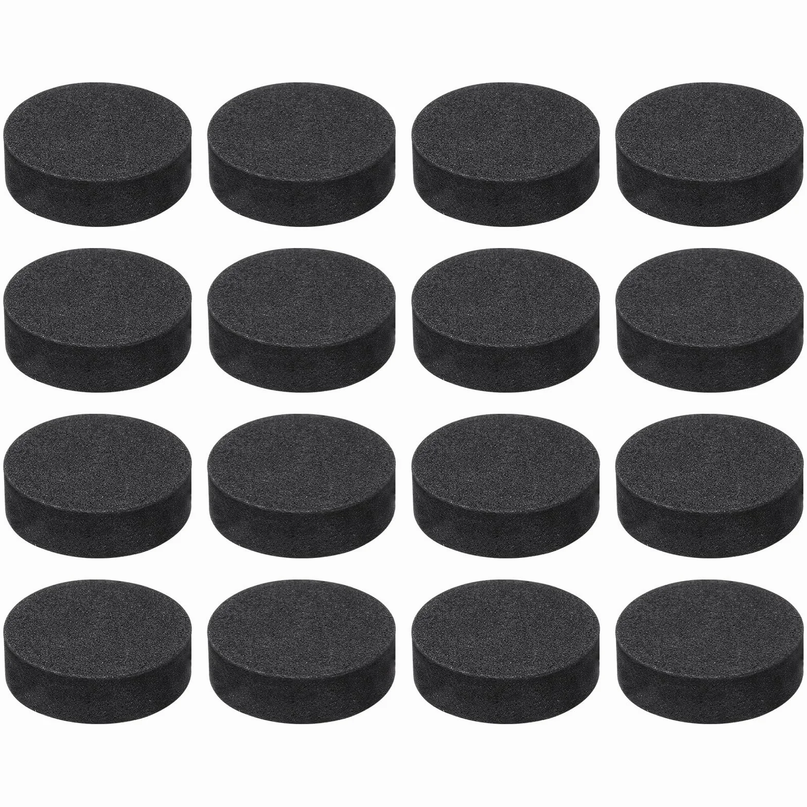 QUARKZMAN 16 sztuk stopki izolacyjne do głośników jednostronne 30mm x 10mm antypoślizgowe podkładki amortyzujące z pianki pod podstawy wzmacniacza mata do głośników kino domowe, czarne