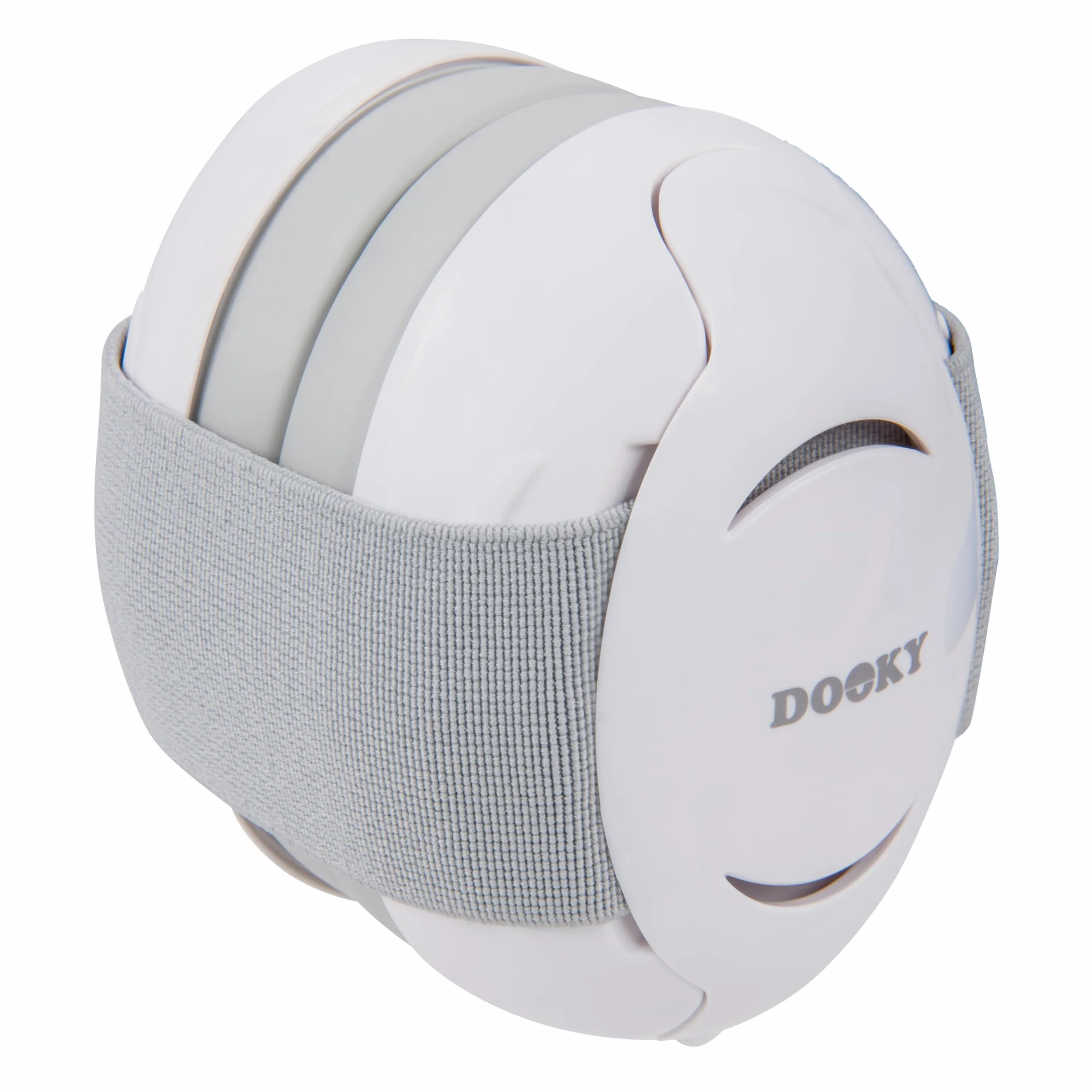 Dooky Unisex Baby Ear Protection White (0-3 Y) nauszniki, biały, Baby