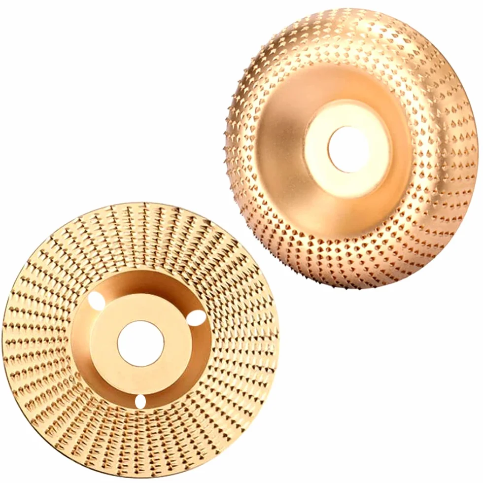 ASNOMY 2 Szlifierka do drewna Ø 125 mm x 22 mm, drewniana tarcza ścierna, koła do szlifierki kątowej 125 mm, tarcze do szlifowania drewna z węglika wolframu do kształtowania, szlifowania i cięcia